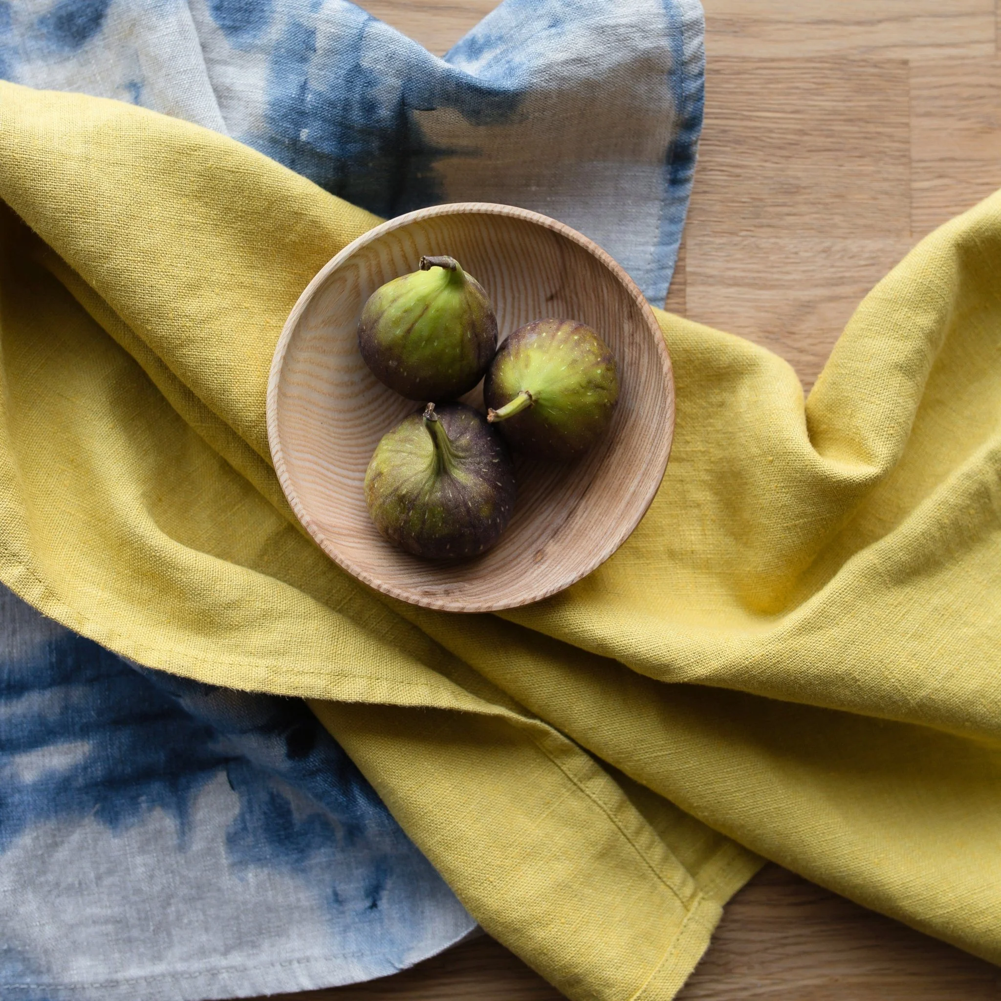 LIMITED EDITION Lemon Curry Linen Kitchen Towel - Image 3