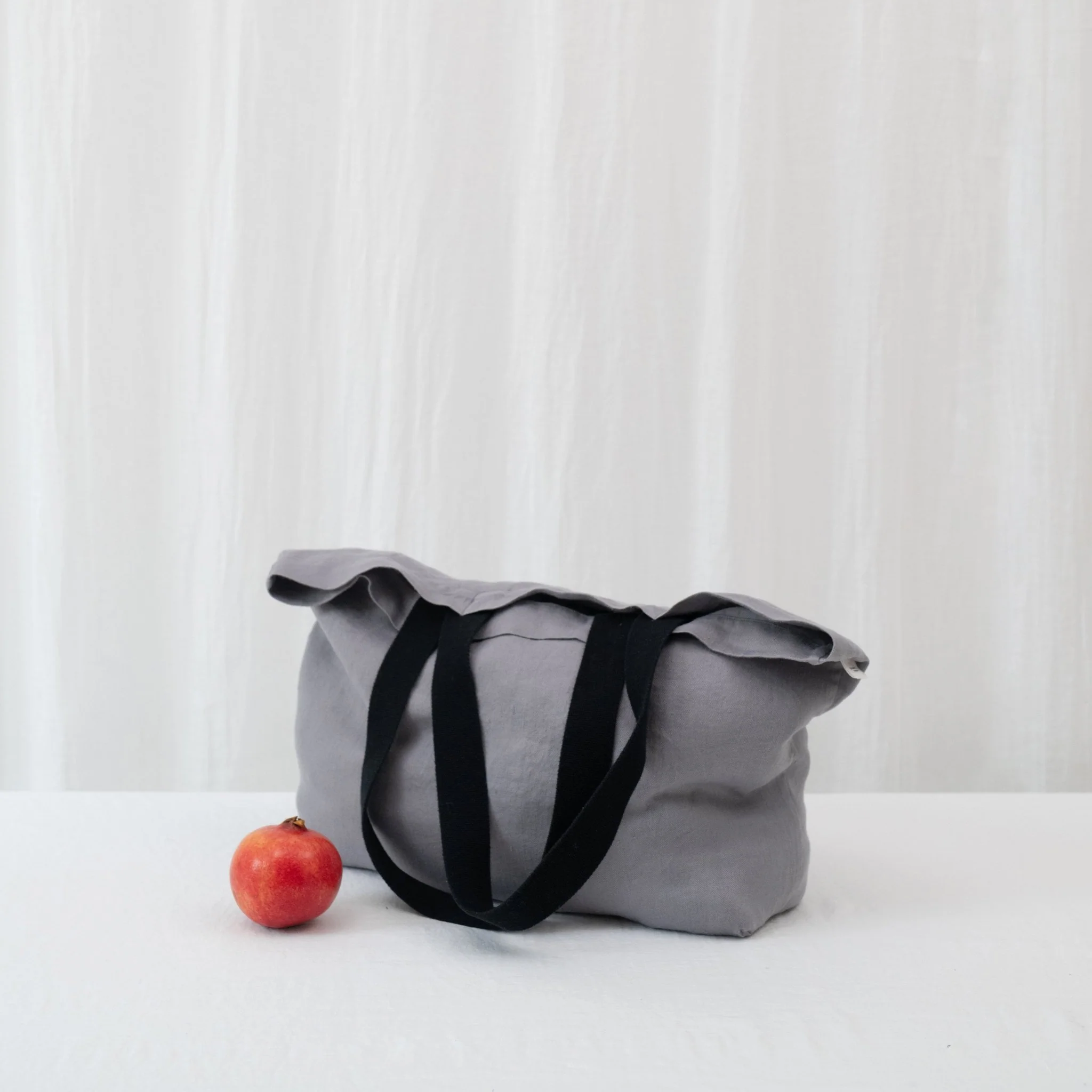 LIMITED EDITION Linen Tales Ash Twill Linen Shoulder Bag - Image 2