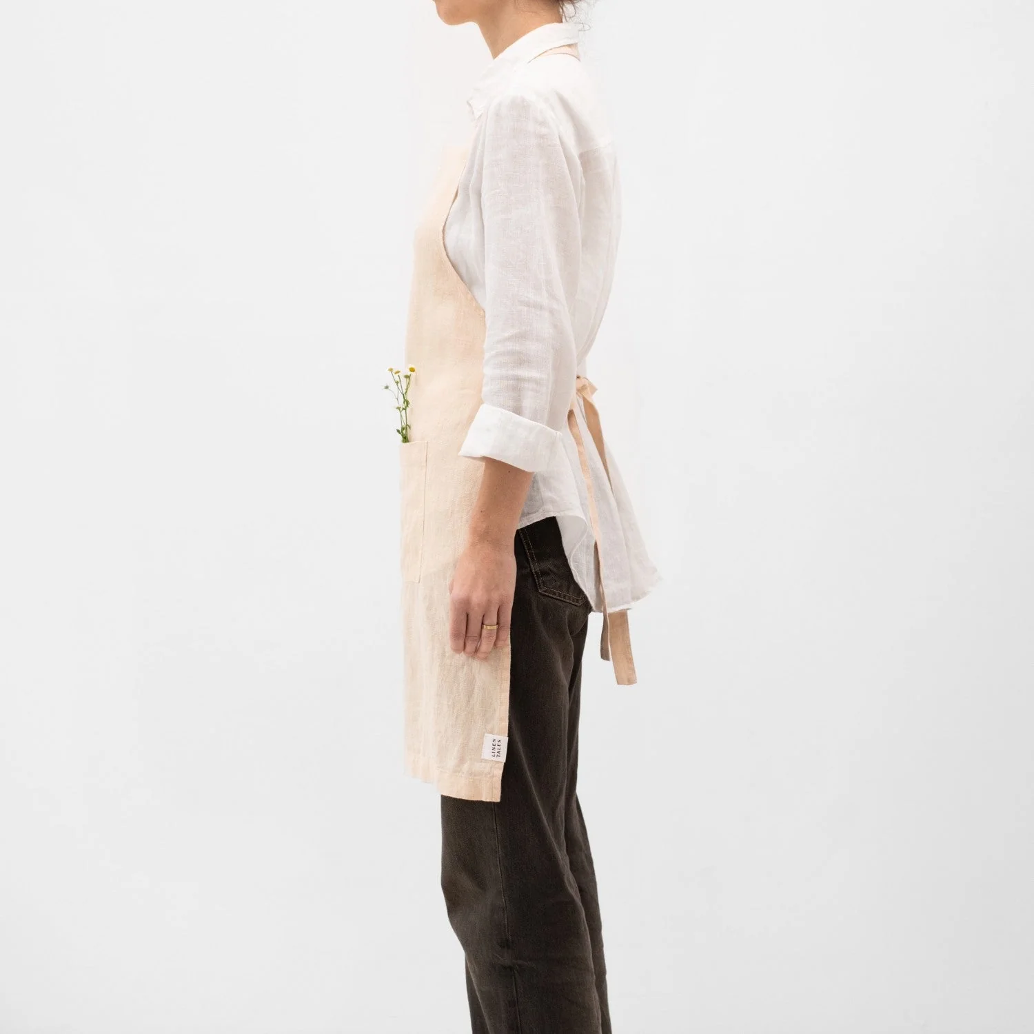 Brazilian Sand Linen Daily Apron - Image 2