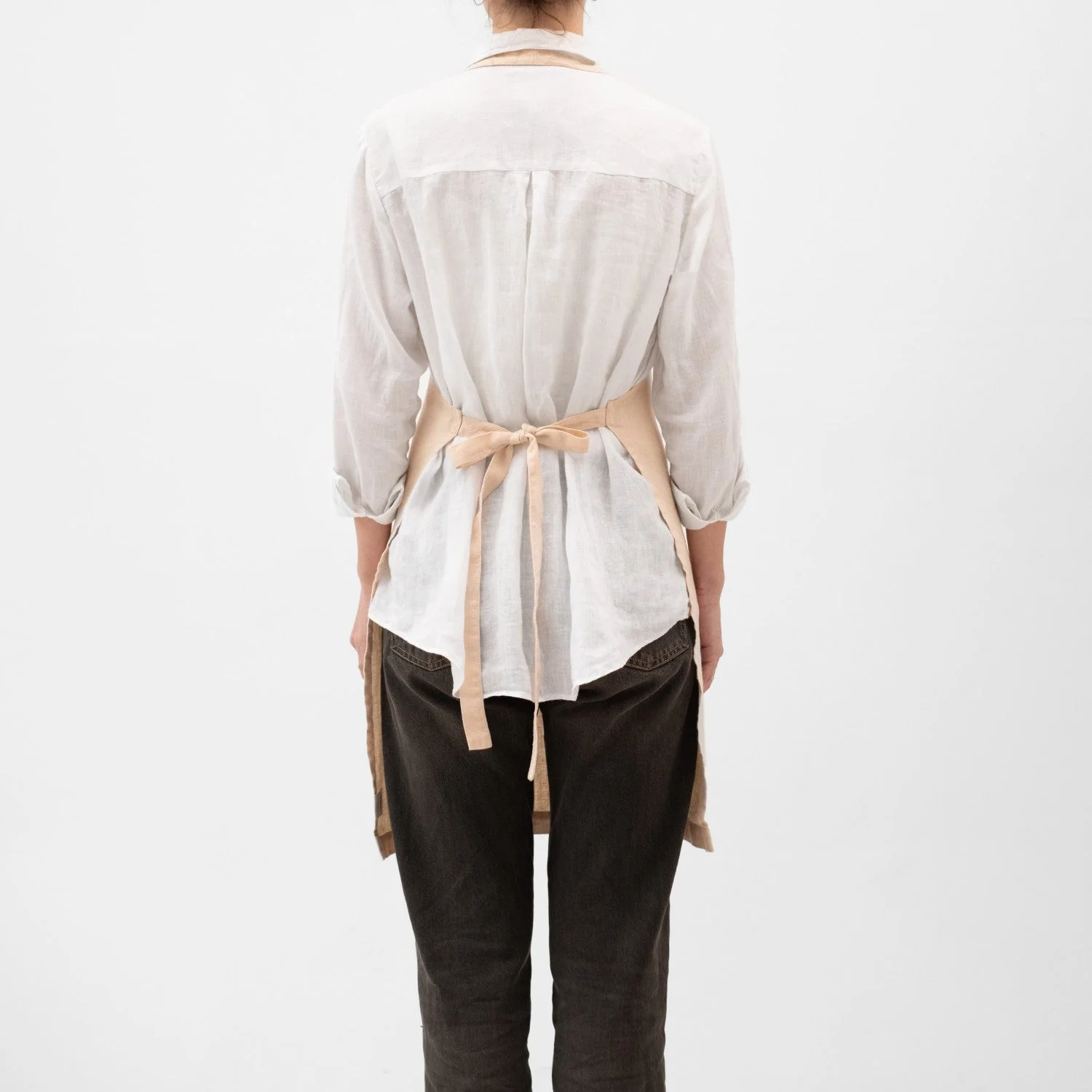 Brazilian Sand Linen Daily Apron - Image 3