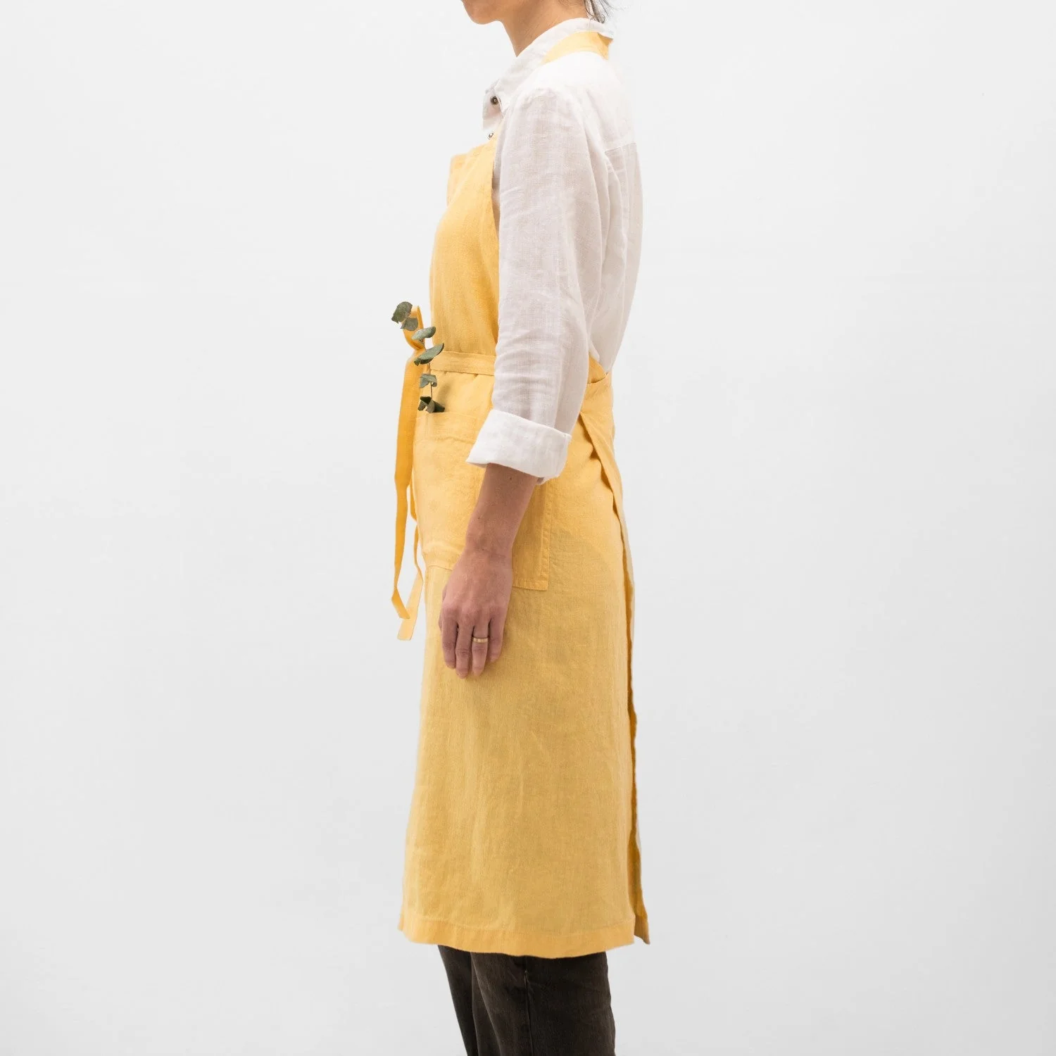 Butter Linen Chef Apron - Image 2