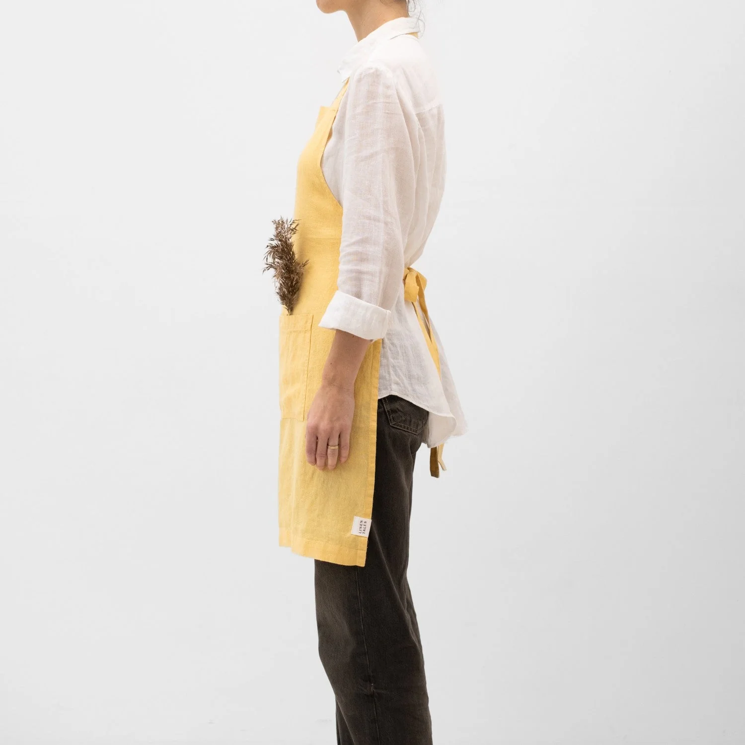 Butter Linen Daily Apron - Image 3