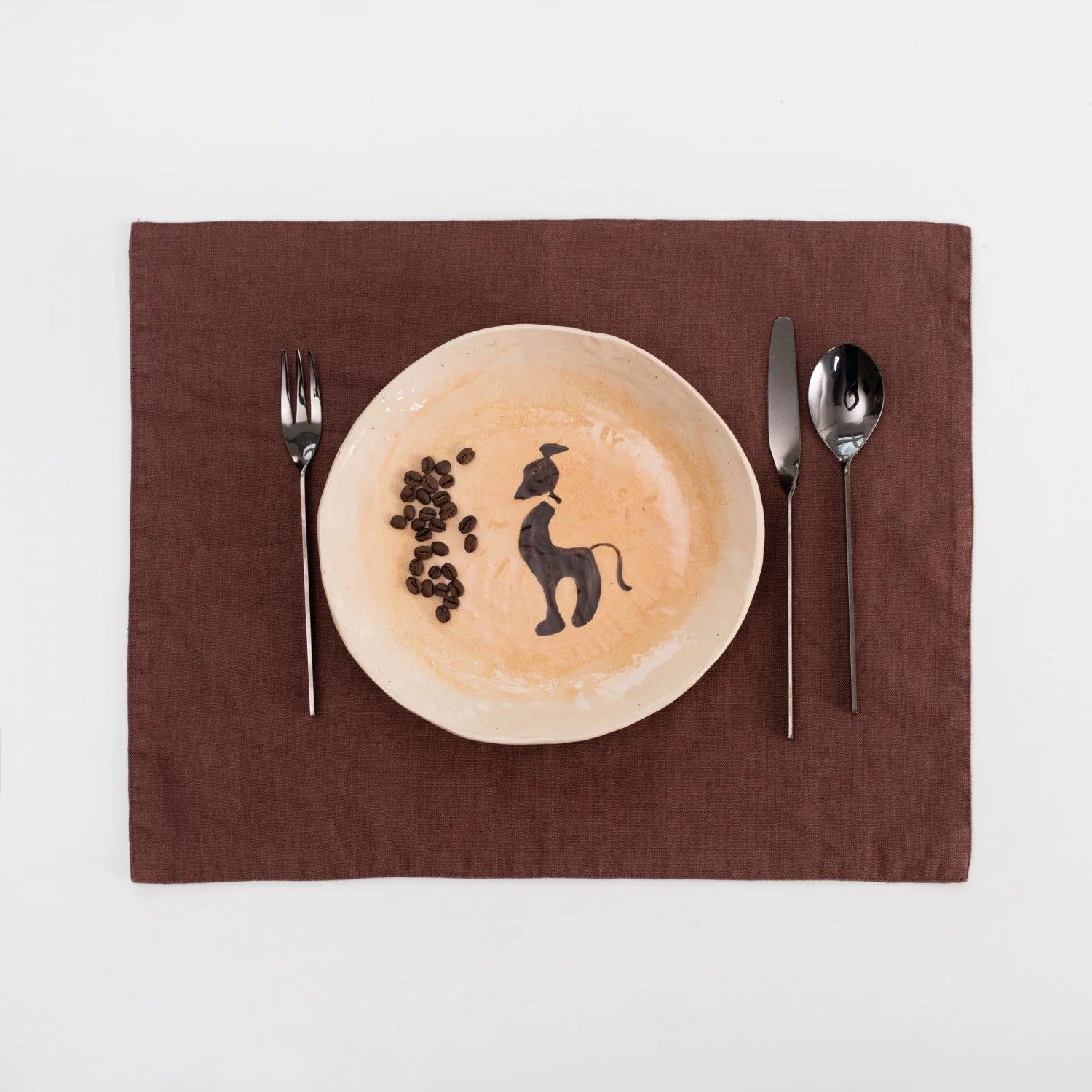 Chocolate Linen Placemat