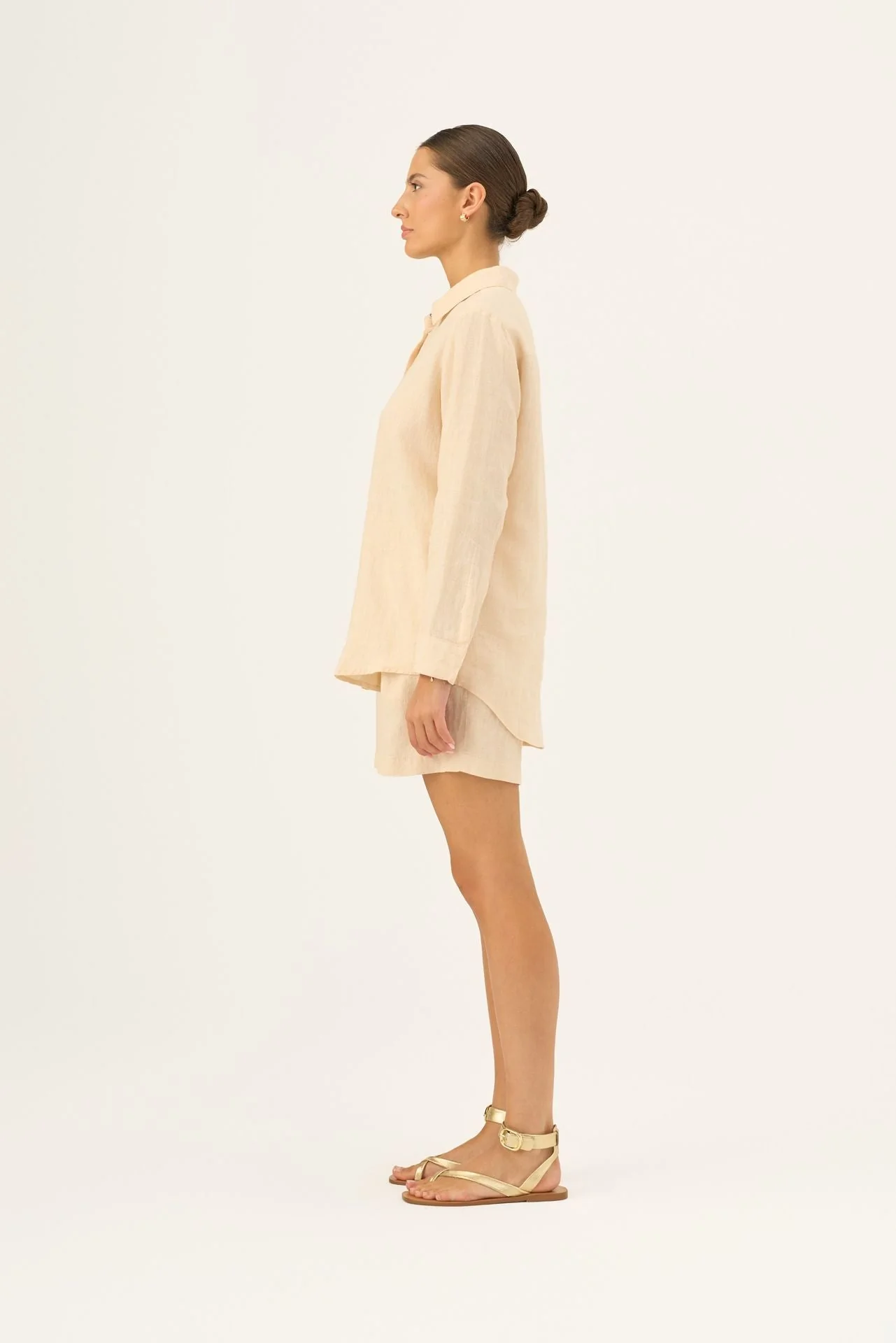 Brazilian Sand Linen Azalea Shirt - Image 3