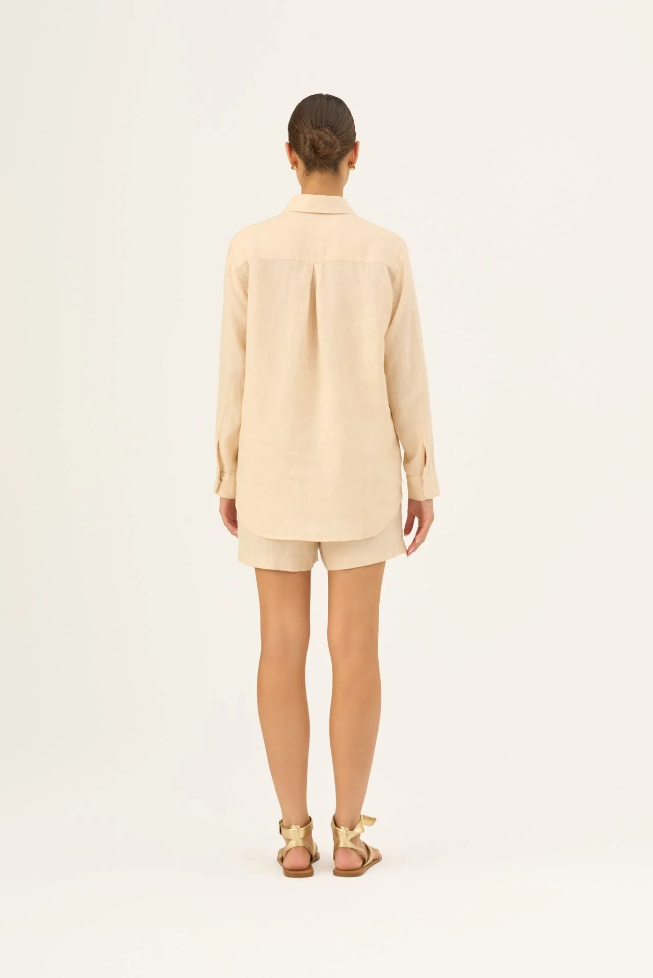 Brazilian Sand Linen Azalea Shirt - Image 4