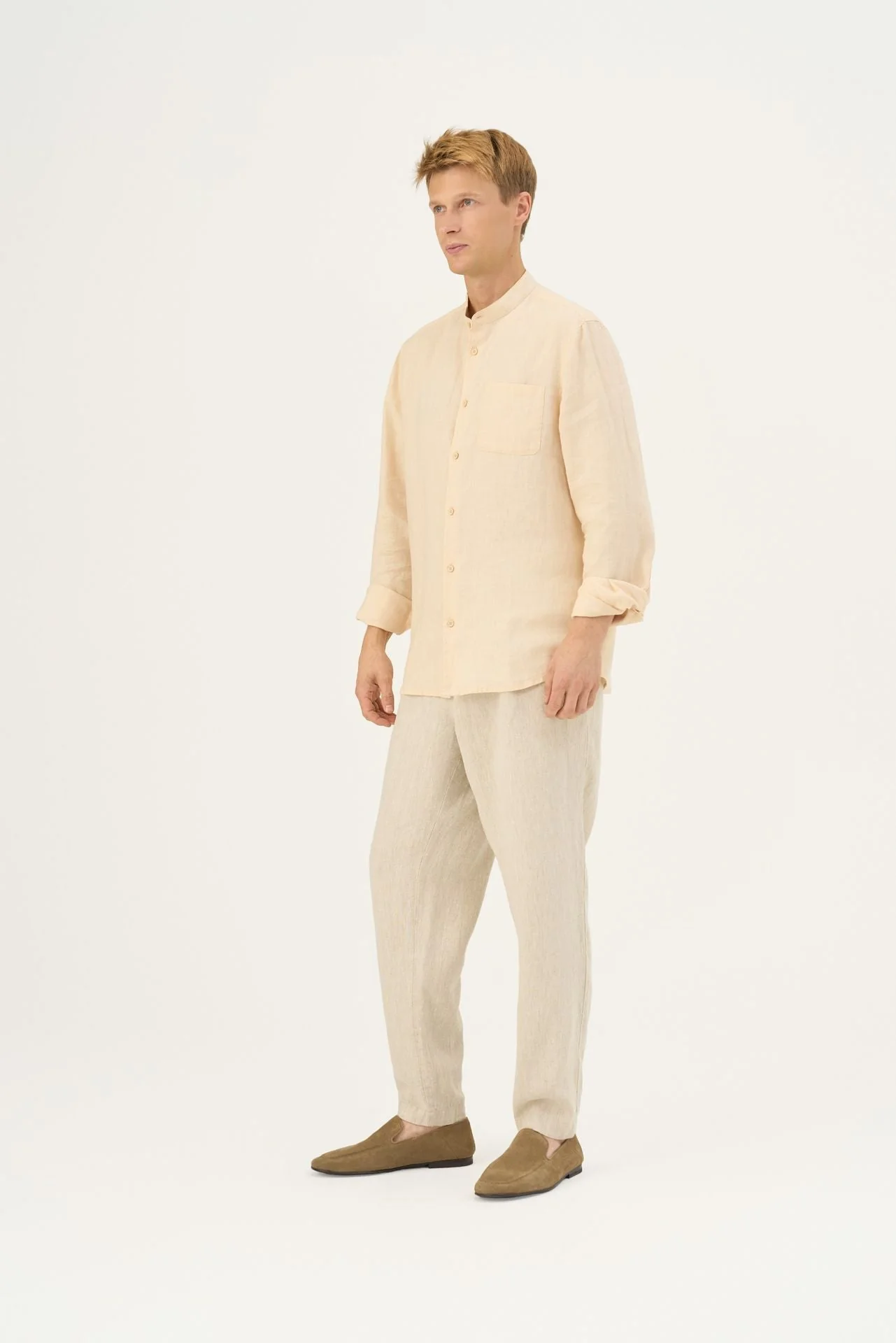 Brazilian Sand Linen Larch Shirt - Image 4