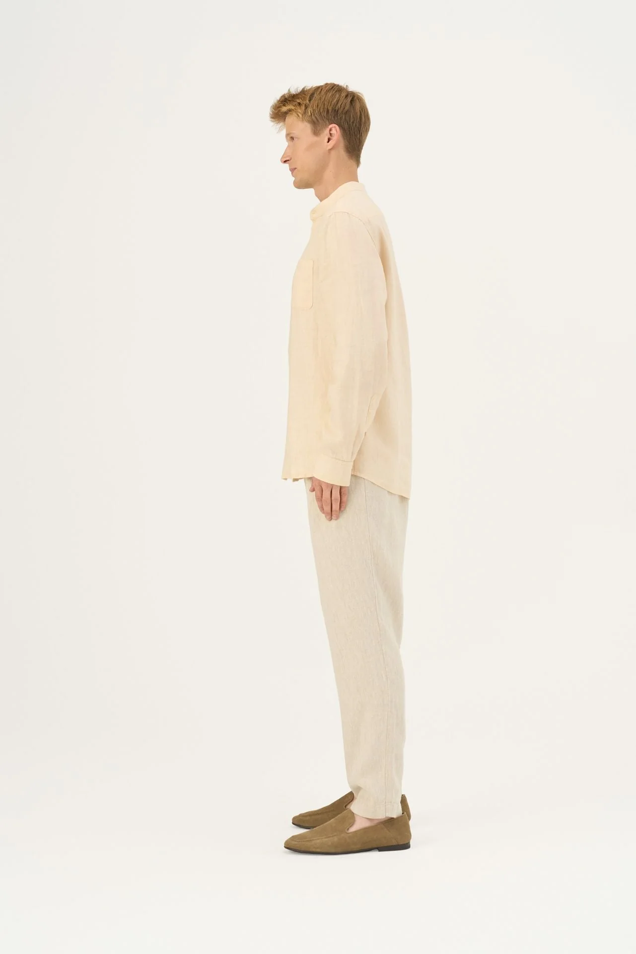Brazilian Sand Linen Snapdragon Shirt - Image 3