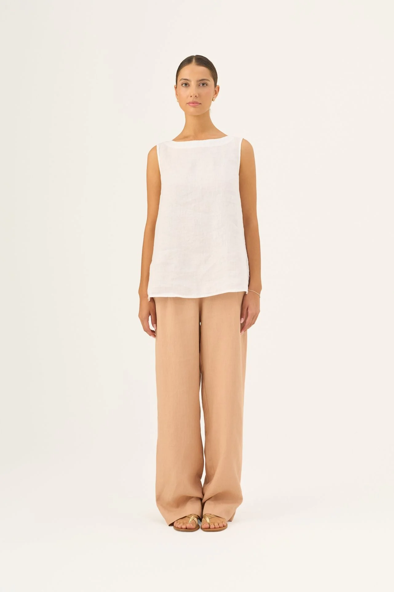 Maple Sugar Linen Willow Trousers - Image 5
