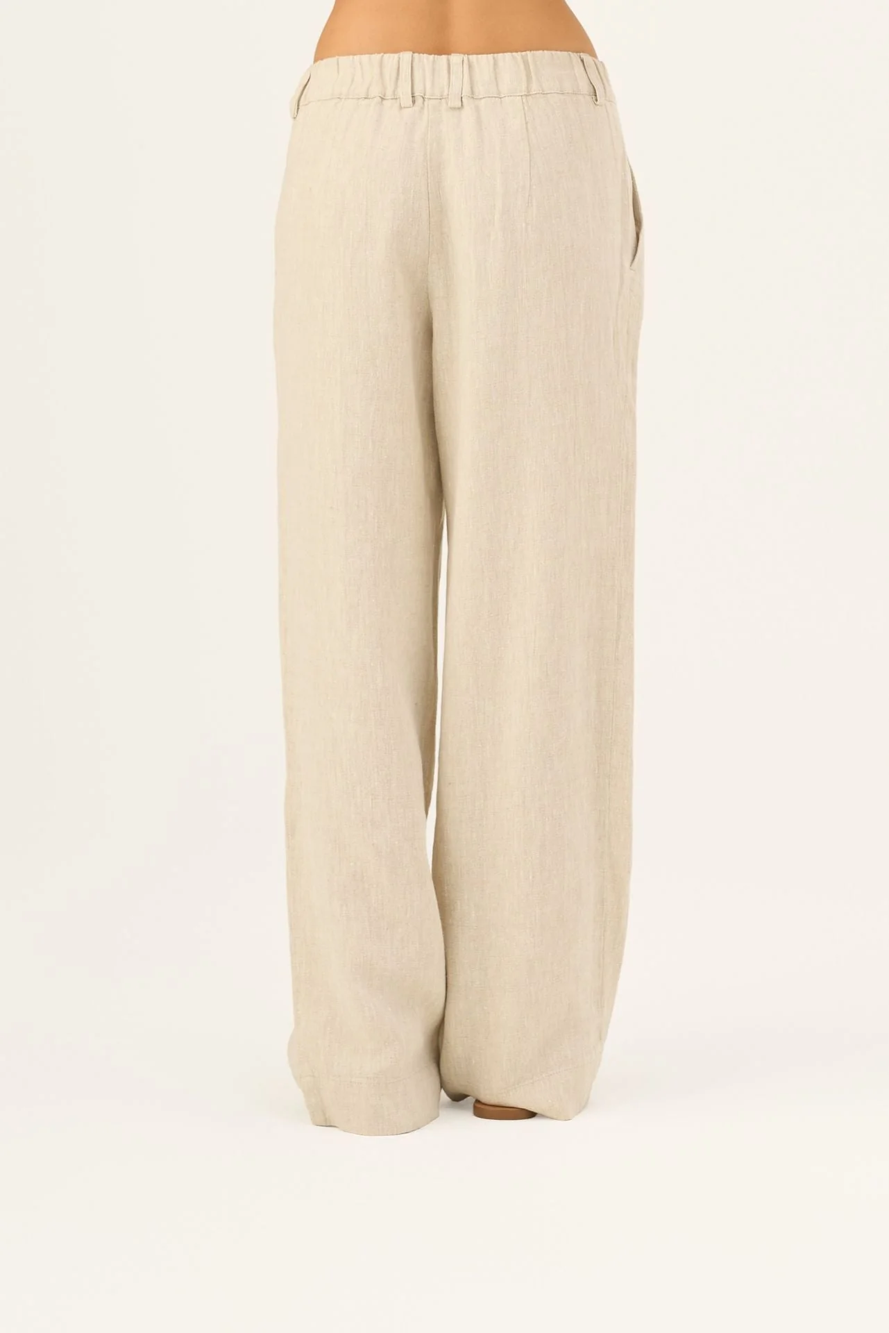 Melange Linen Willow Trousers - Image 8