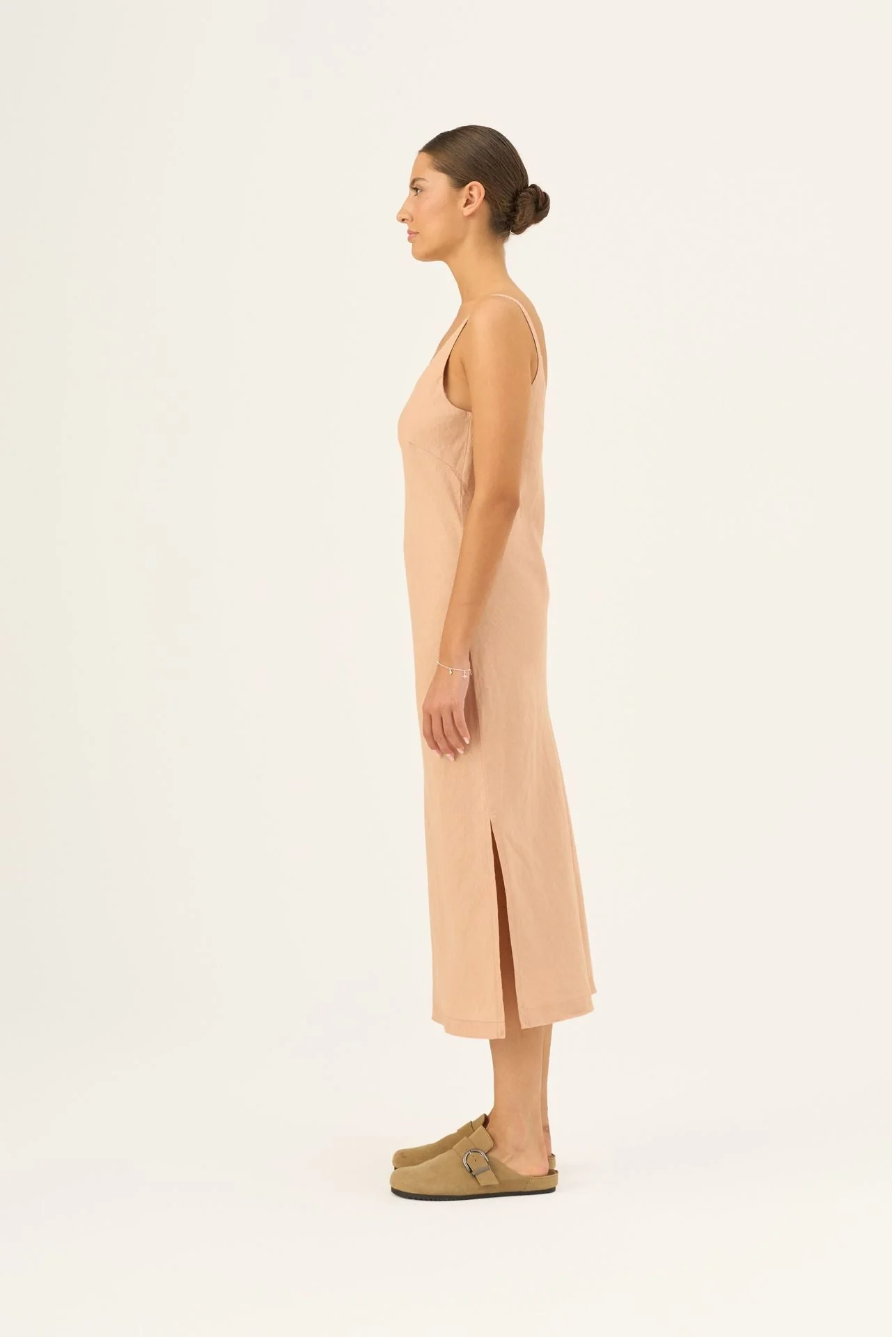 Maple Sugar Linen Chamomile Dress - Image 3