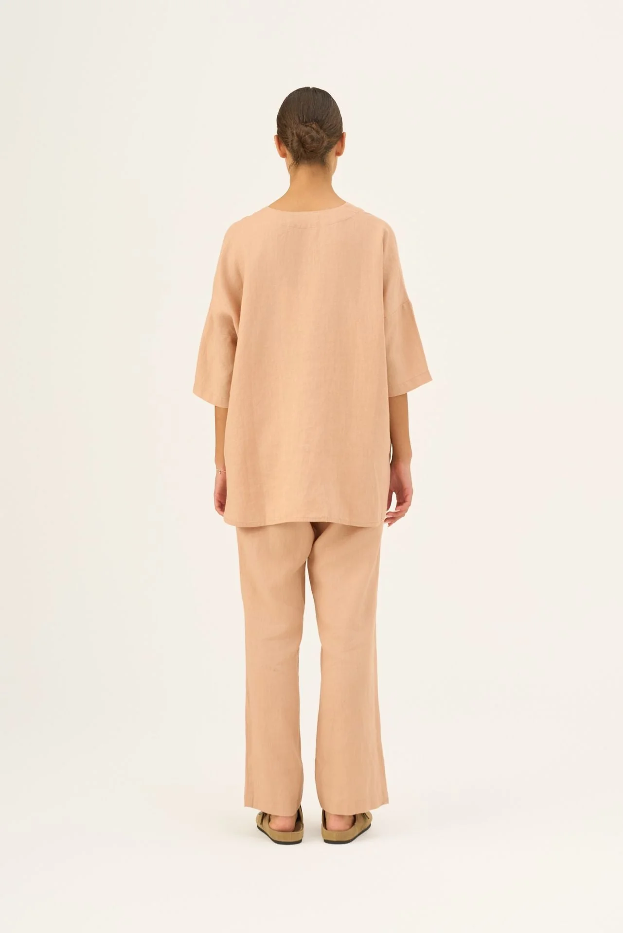 Maple Sugar Linen Primrose Loungewear Set - Image 3