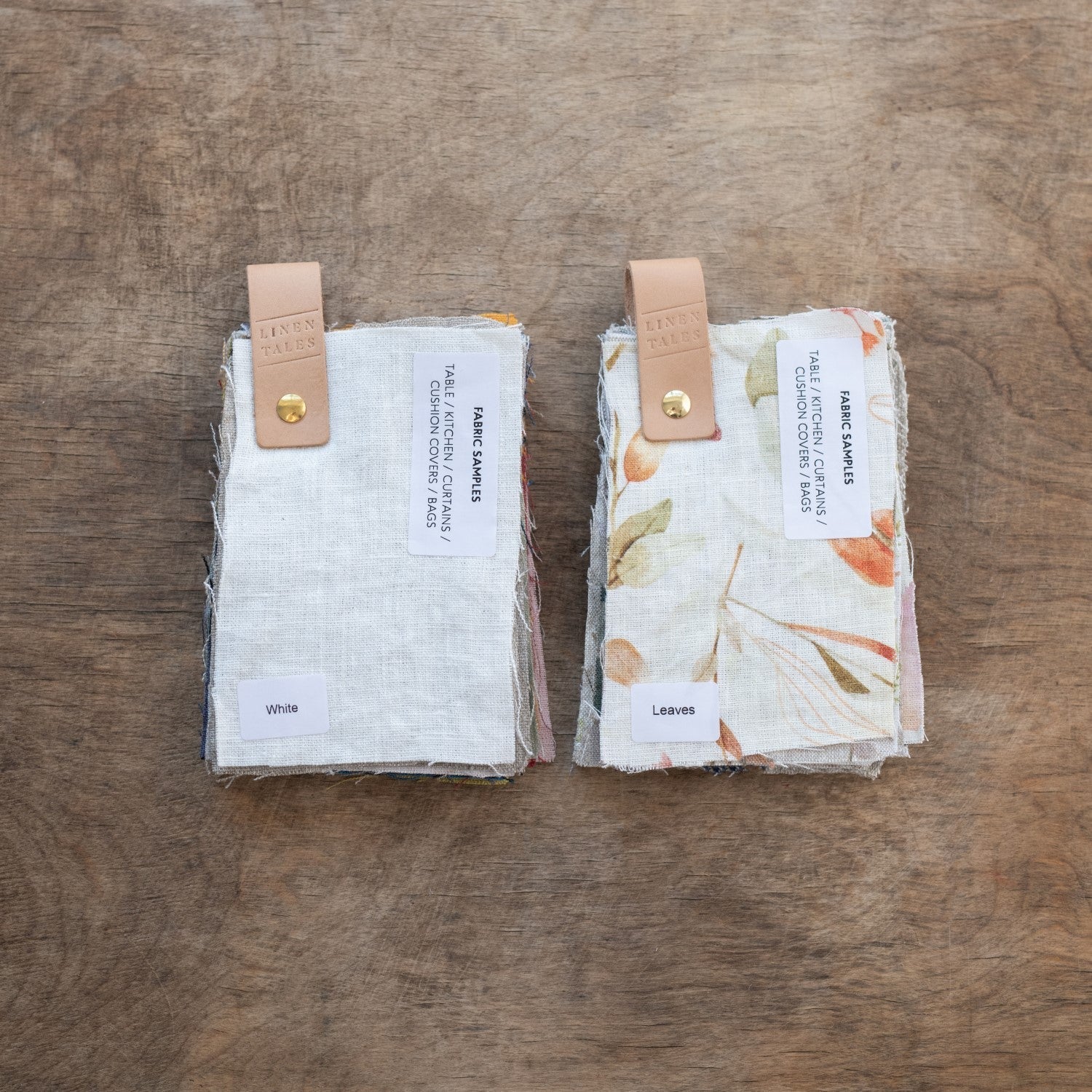 Table, Living and Kitchen Solid, Striped and Checked Fabric Sample Book, 10x15 cm