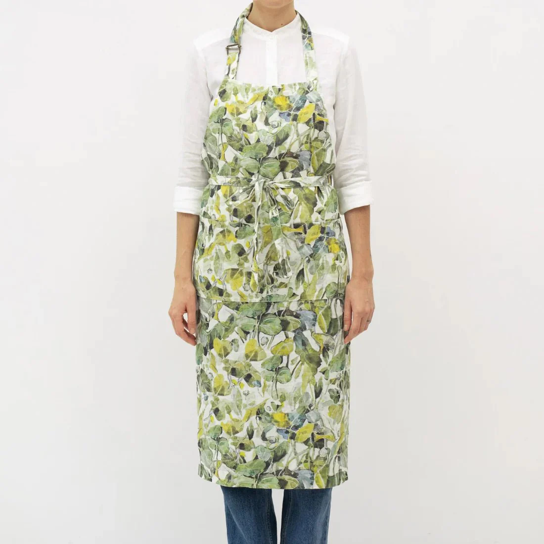 LIMITED EDITION Lotus Linen Chef Apron