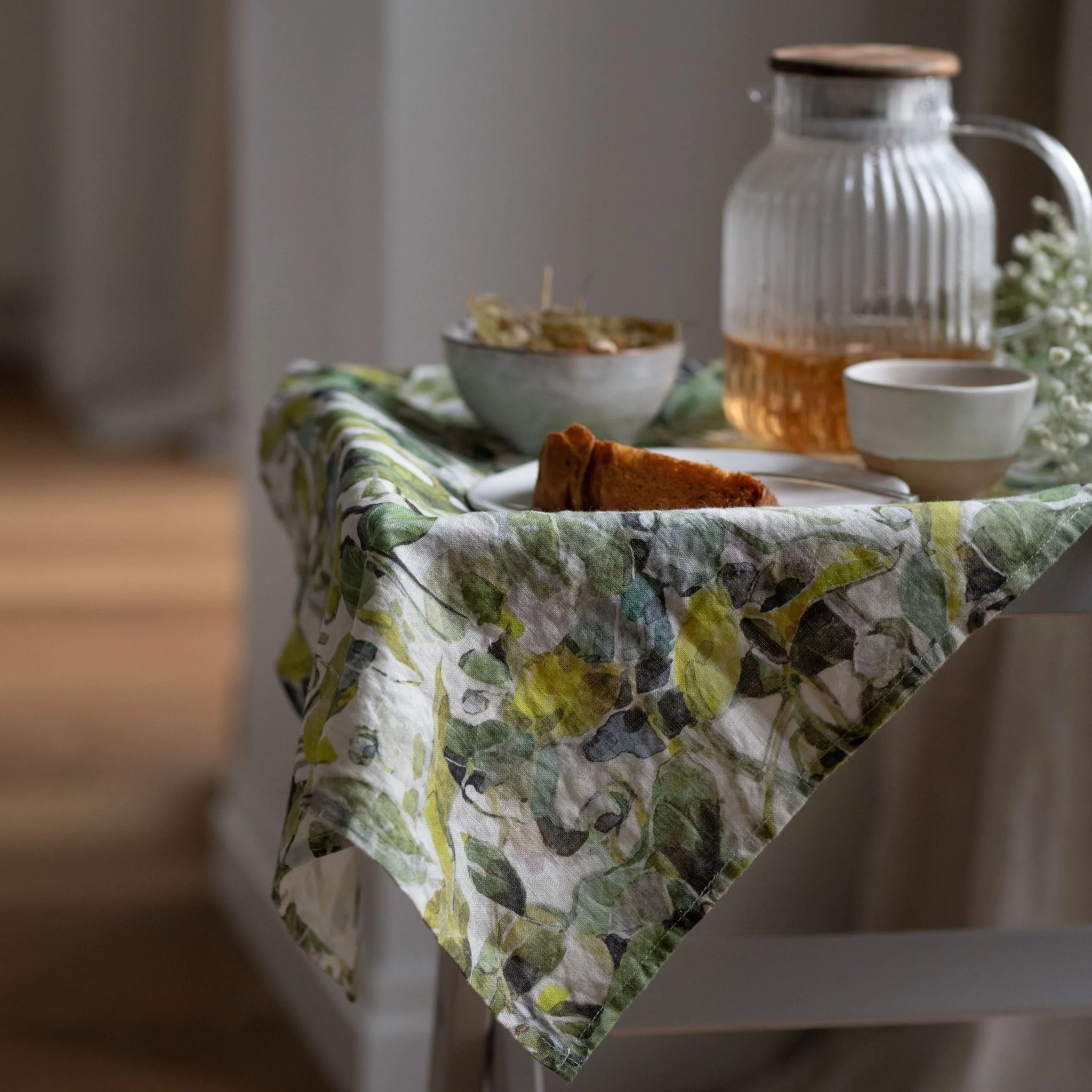 LIMITED EDITION Lotus Linen Kitchen Towel - Image 2