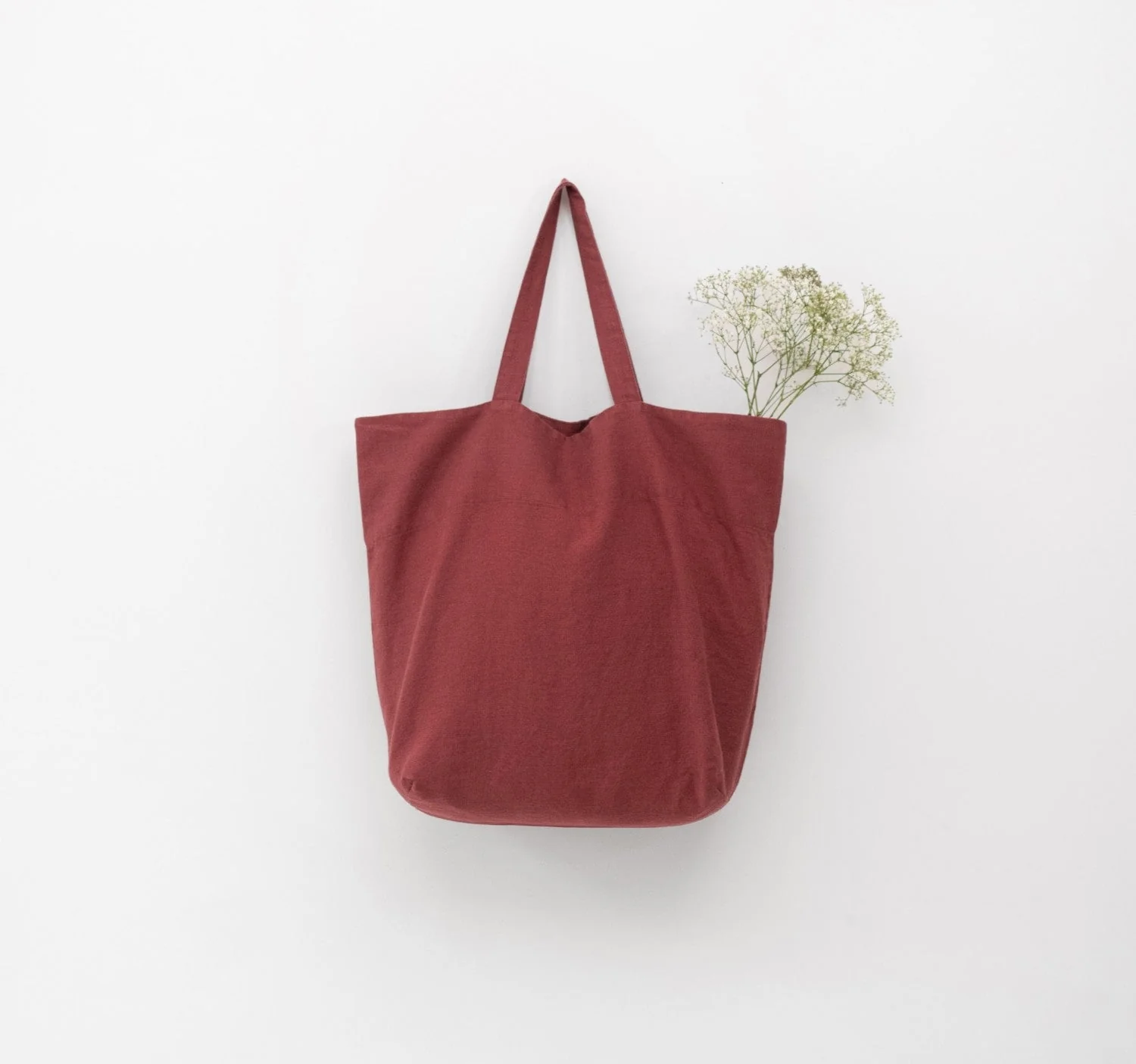 Marsala Linen Big Bag