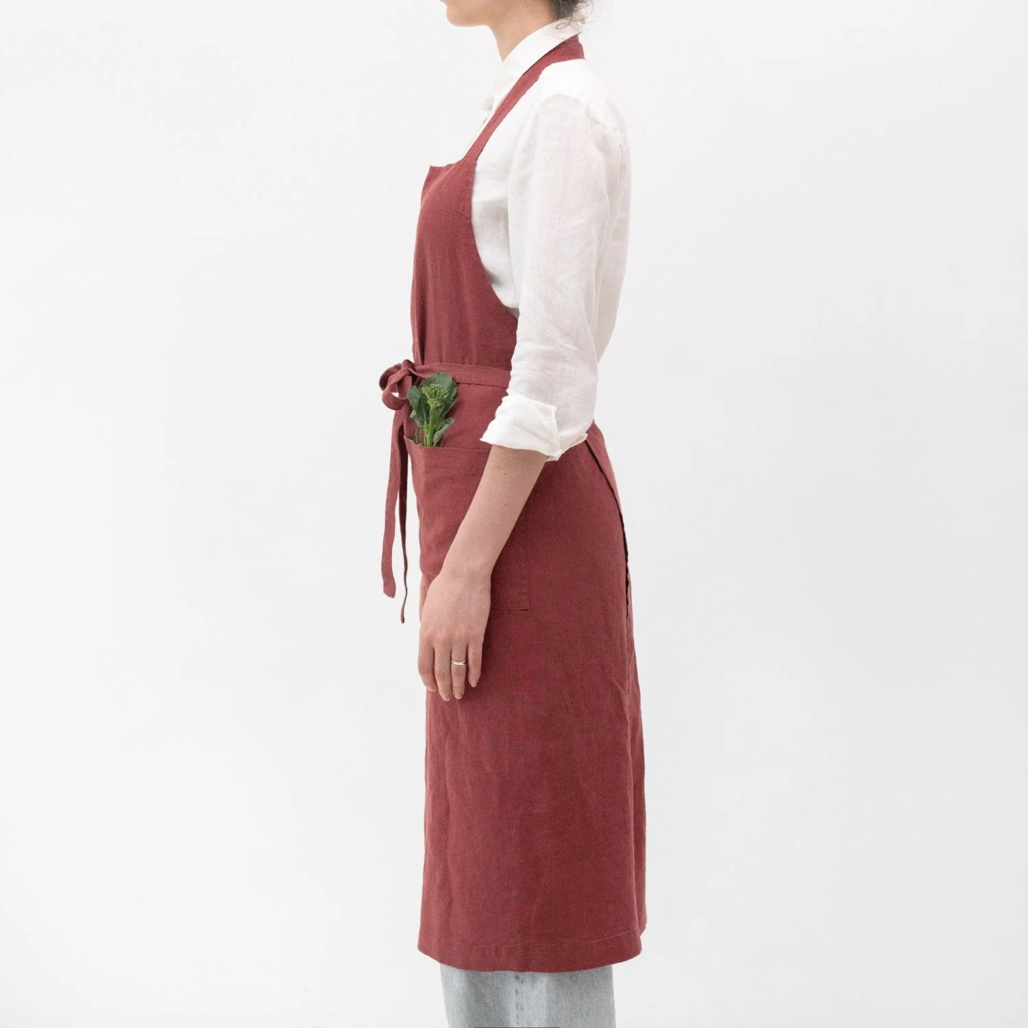 Marsala Linen Chef Apron - Image 2