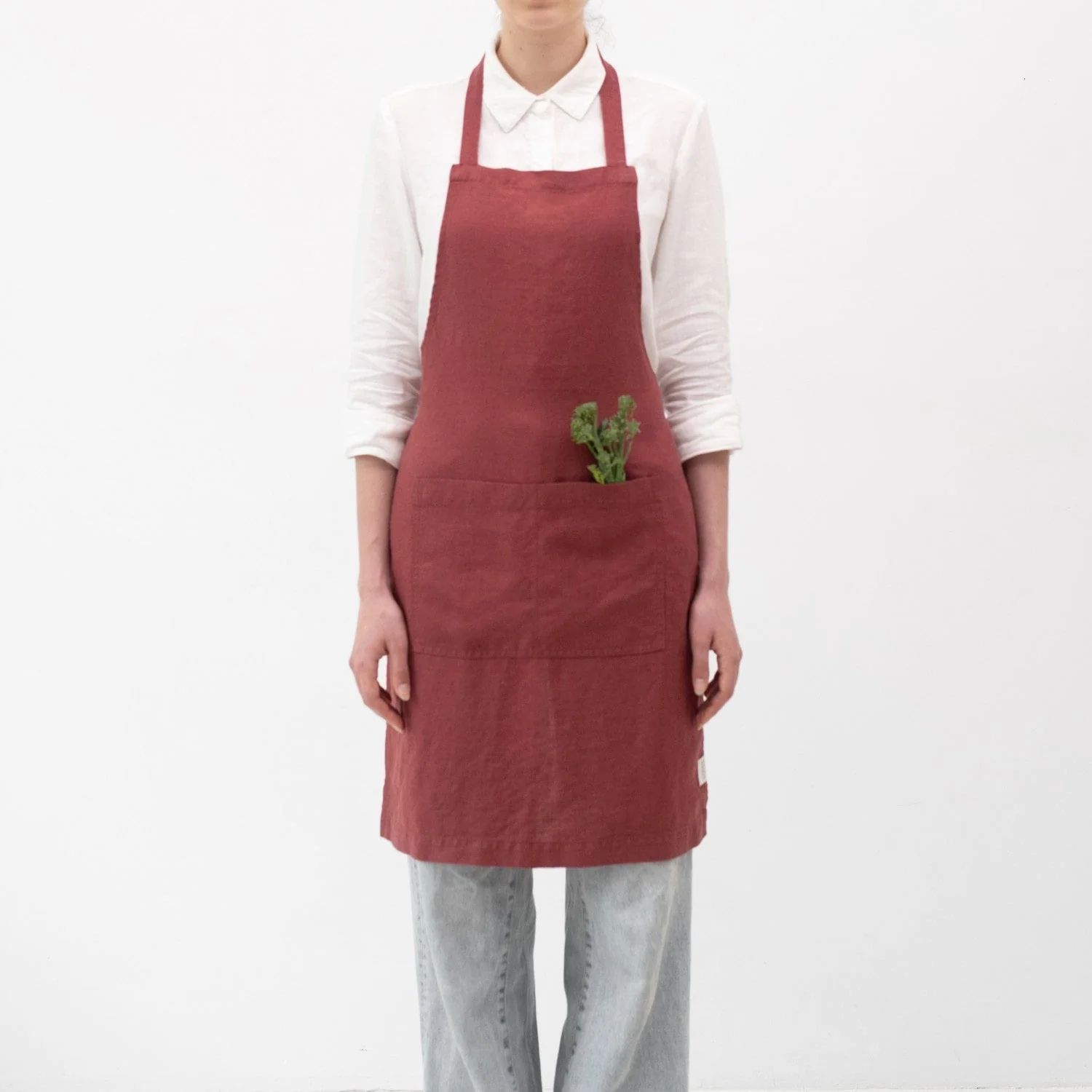 Marsala Linen Daily Apron