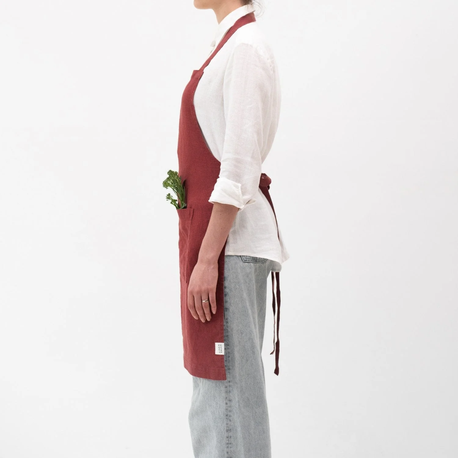 Marsala Linen Daily Apron - Image 2