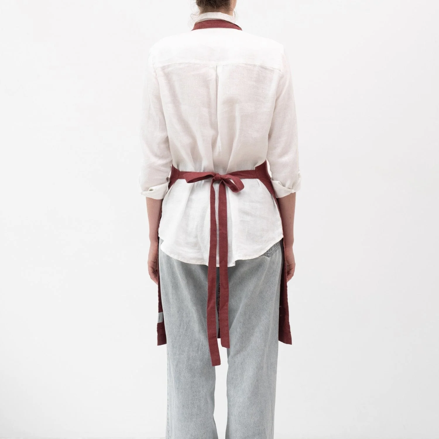 Marsala Linen Daily Apron - Image 3