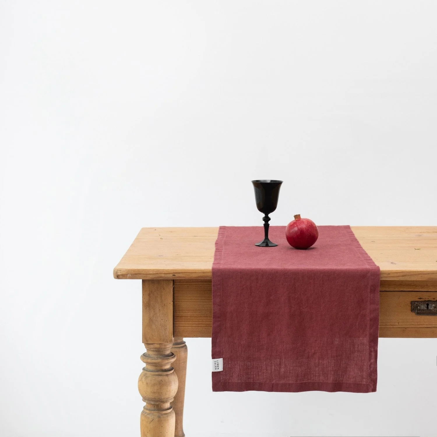 Marsala Linen Table Runner