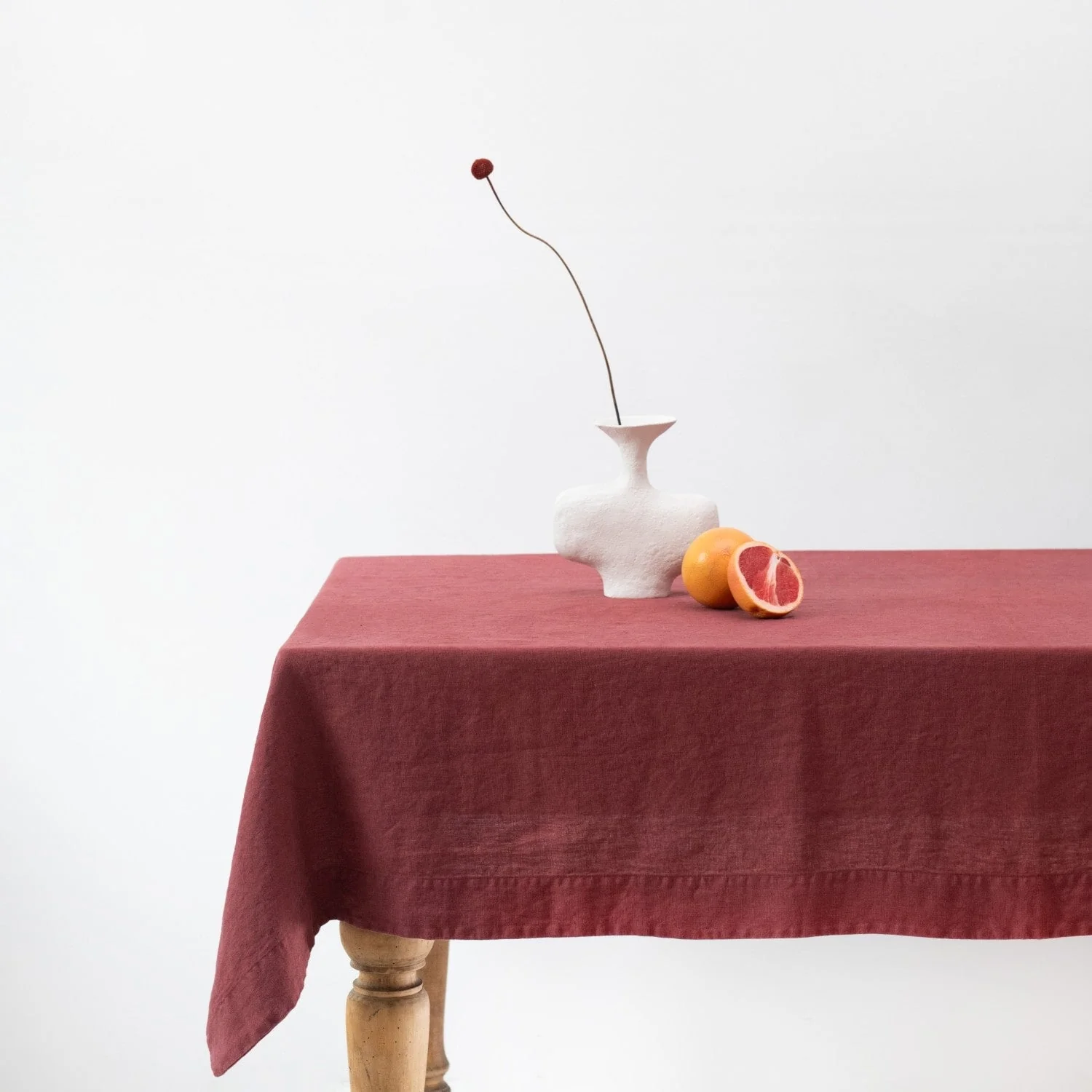 Marsala Linen Tablecloth - Image 3