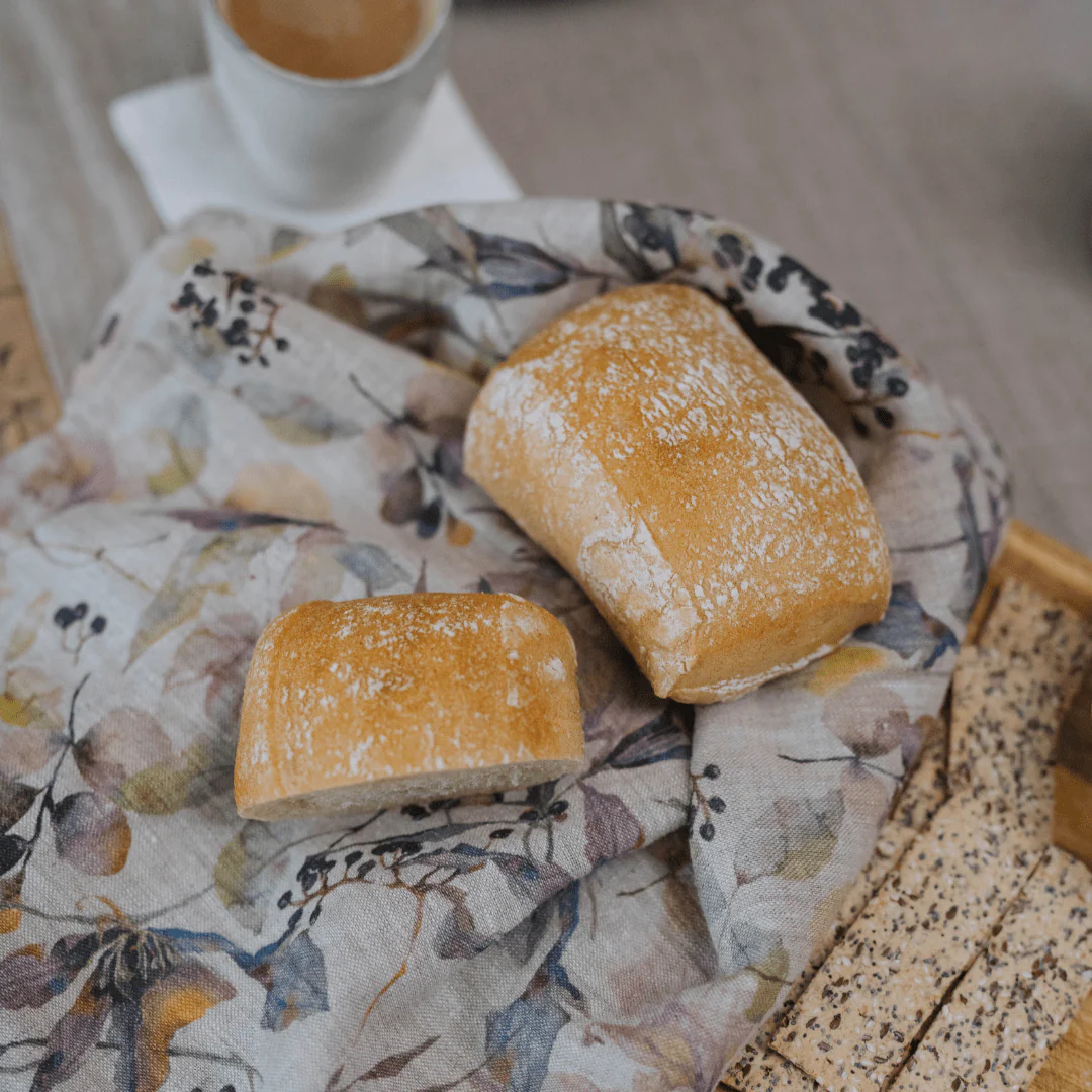 Meadow on Natural Linen Kitchen Towel - Image 2
