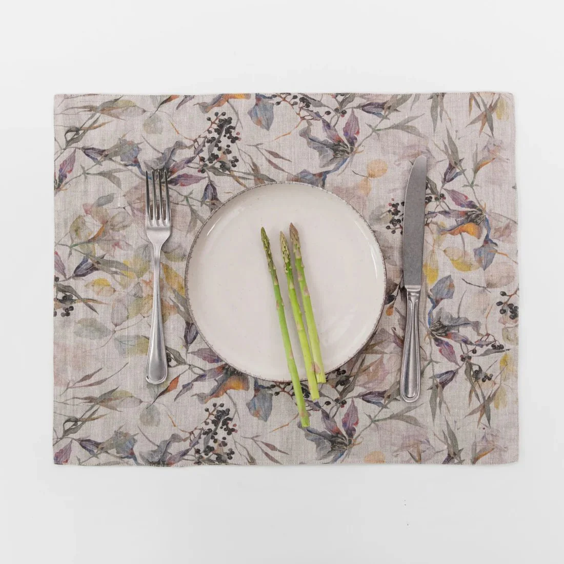 Meadow on Natural Linen Placemat