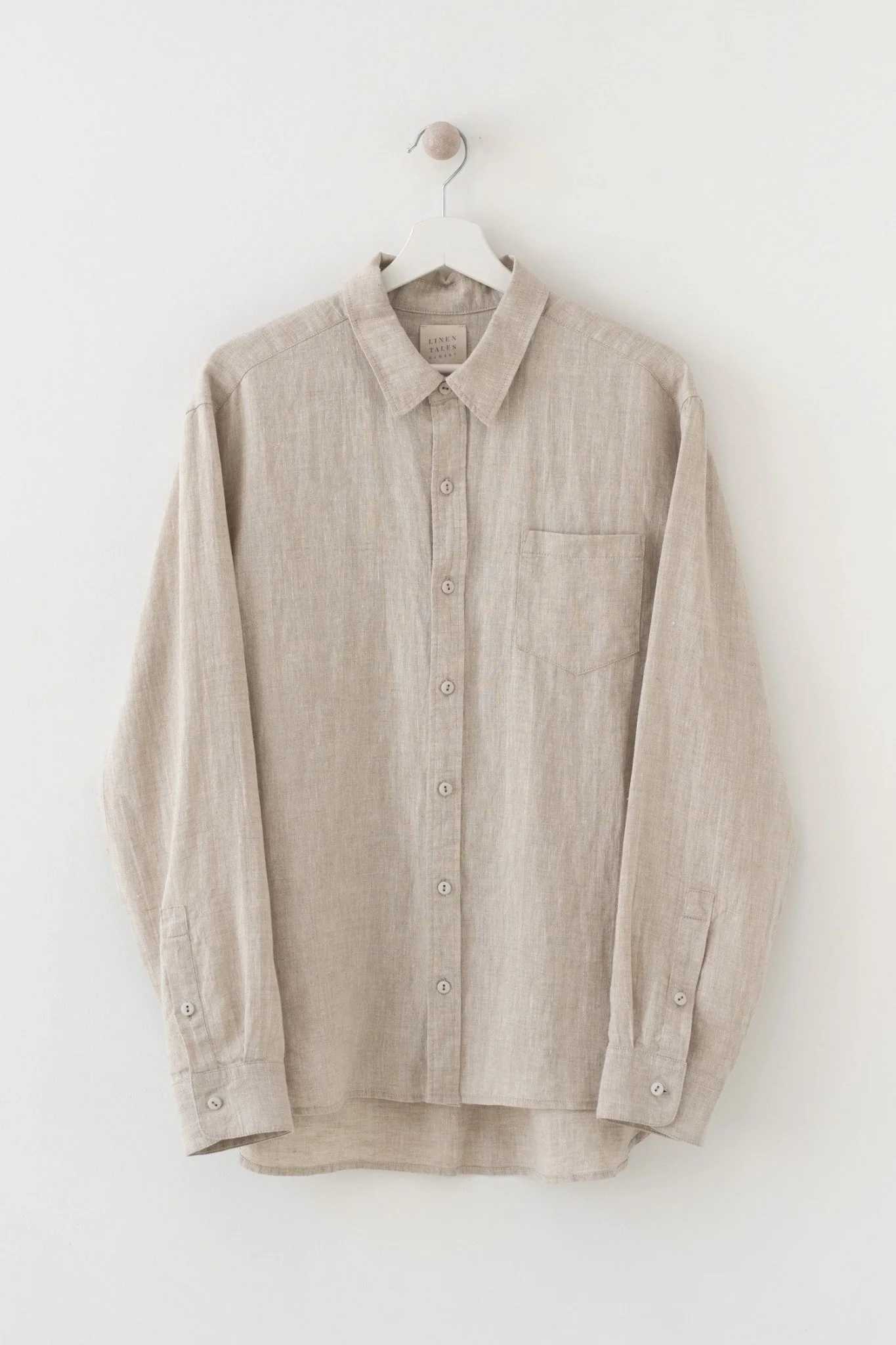 Melange Linen Larch Shirt - Image 7