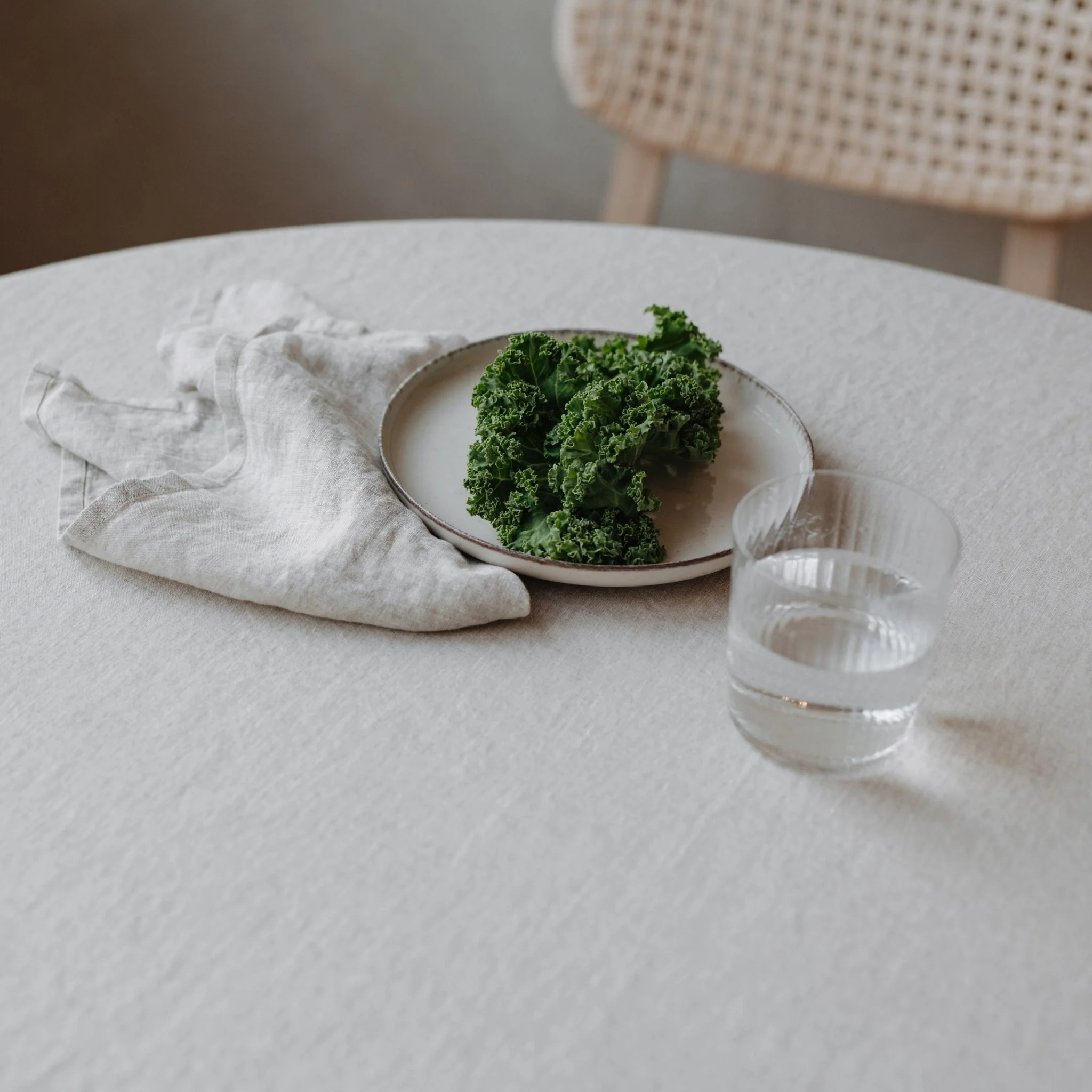 Melange Lightweight Linen Napkins Set of 2 - Image 6