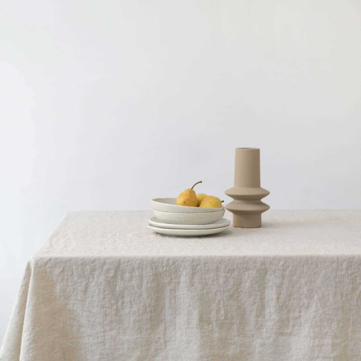 Melange Lightweight Linen Tablecloth - Image 2