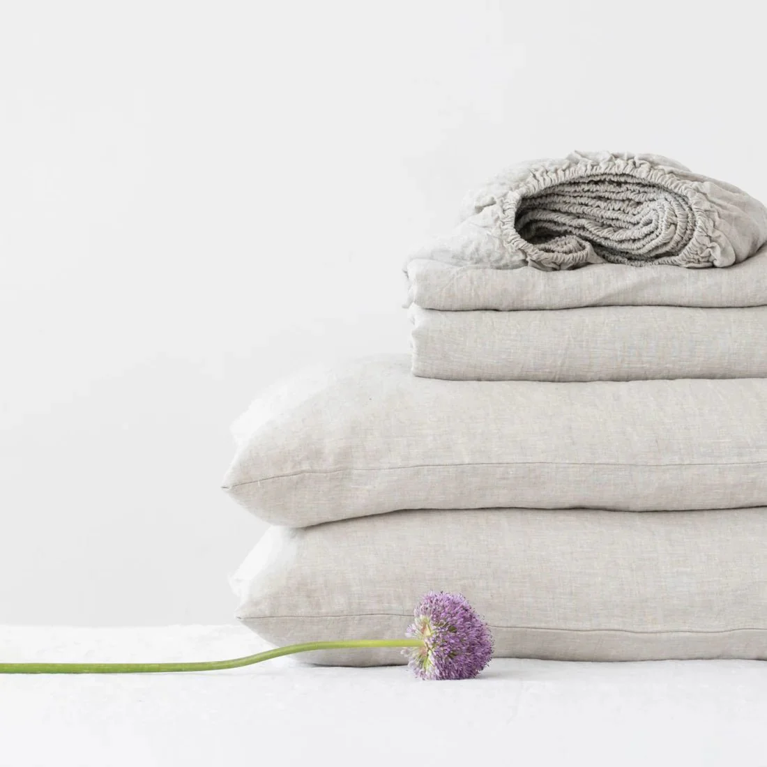 Melange Linen Sheet Set