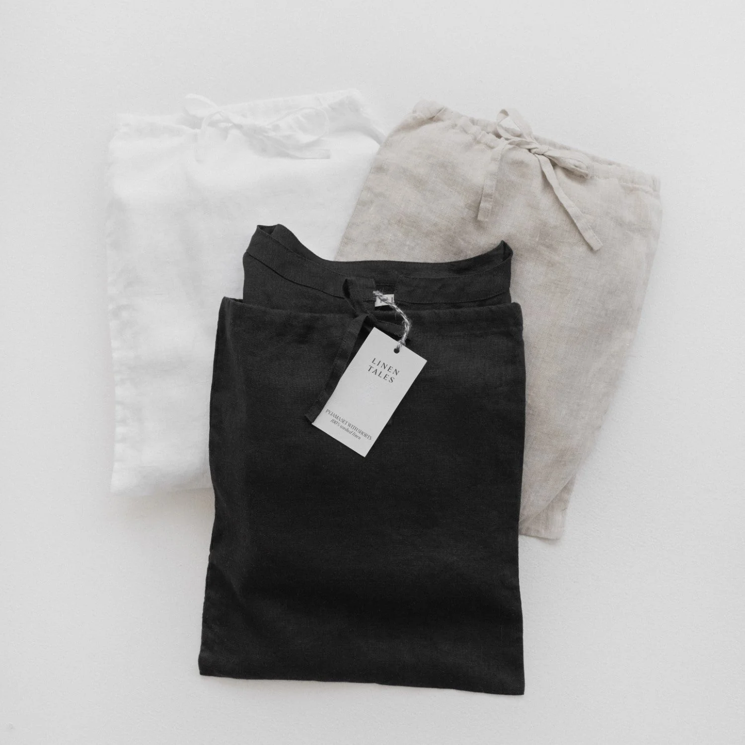 Melange Linen Summer Bathrobe - Image 3
