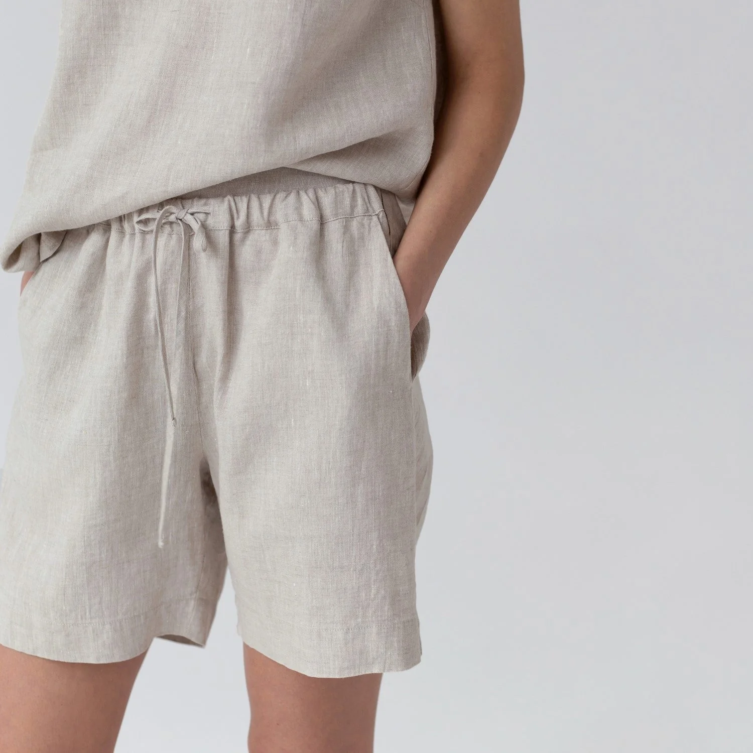 Melange Linen Verbena Pyjama Set - Image 4