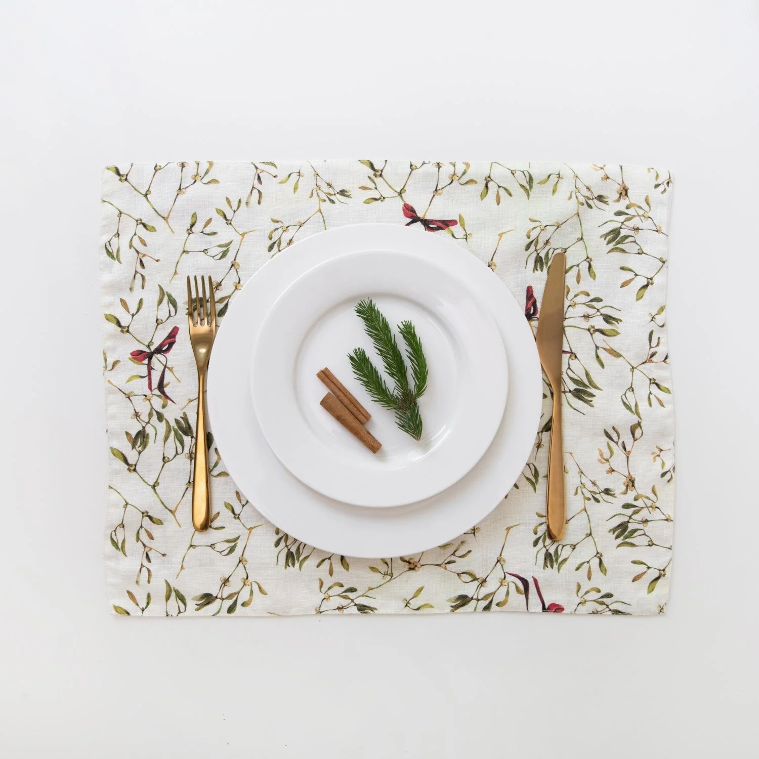 Mistletoe Linen Placemat - Image 2