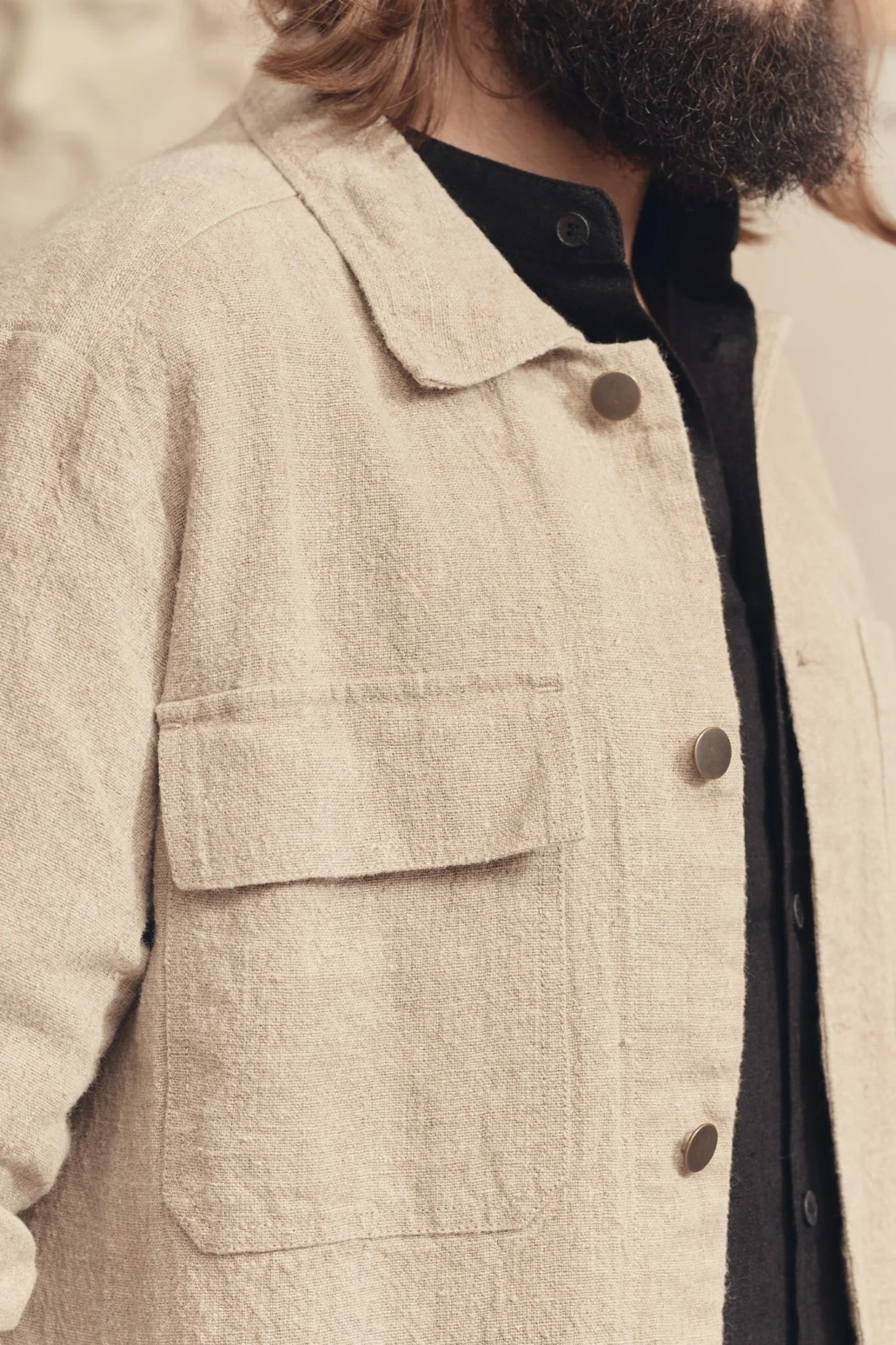 Natural Linen Maple Jacket - Image 4