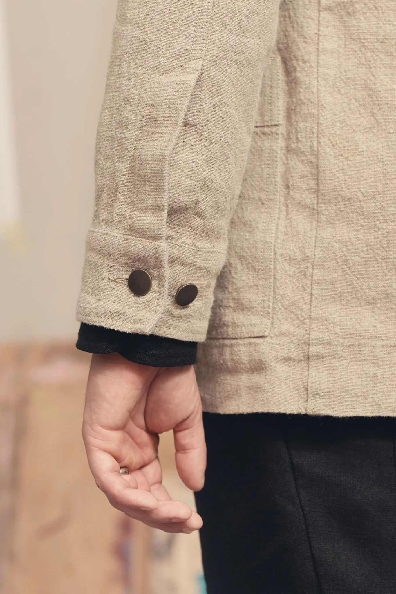 Natural Linen Maple Jacket - Image 5