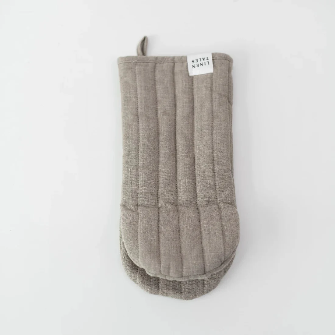 Natural Linen Oven Mitt