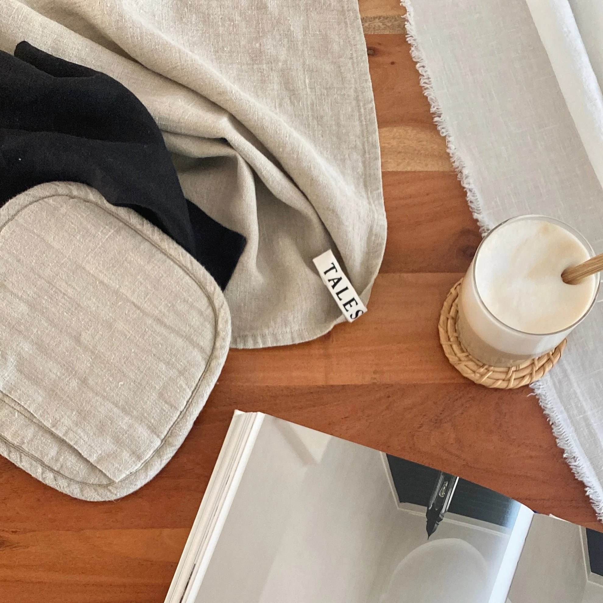 Natural Linen Potholder - Image 3