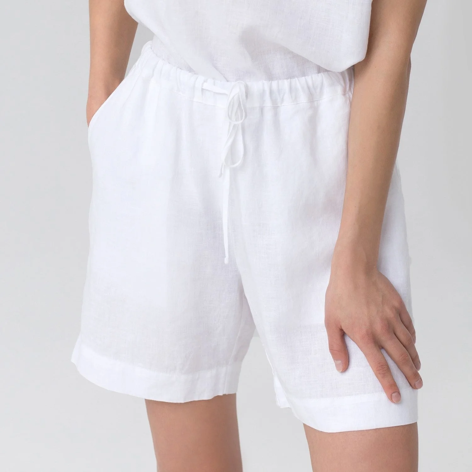 Optical White Linen Verbena Pyjama Set - Image 4