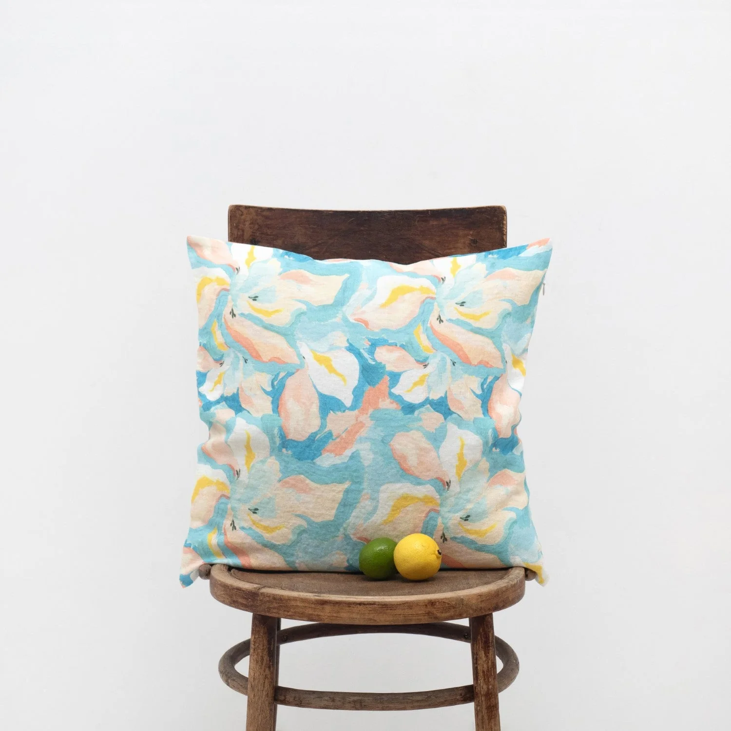 LIMITED EDITION Pastel Iris Linen Cushion Cover