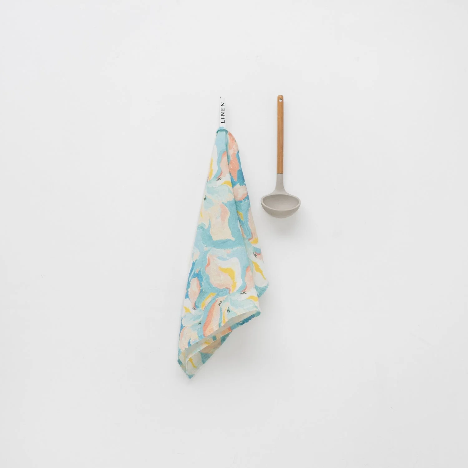 LIMITED EDITION Pastel Iris Linen Kitchen Towel