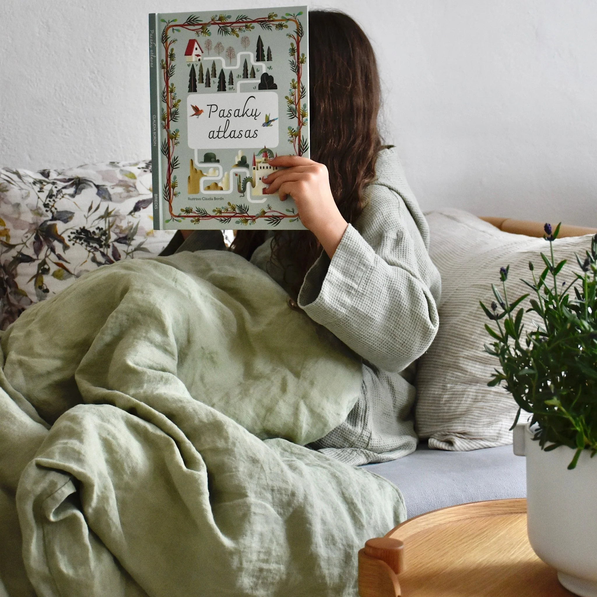Sage Linen Duvet Cover - Image 4