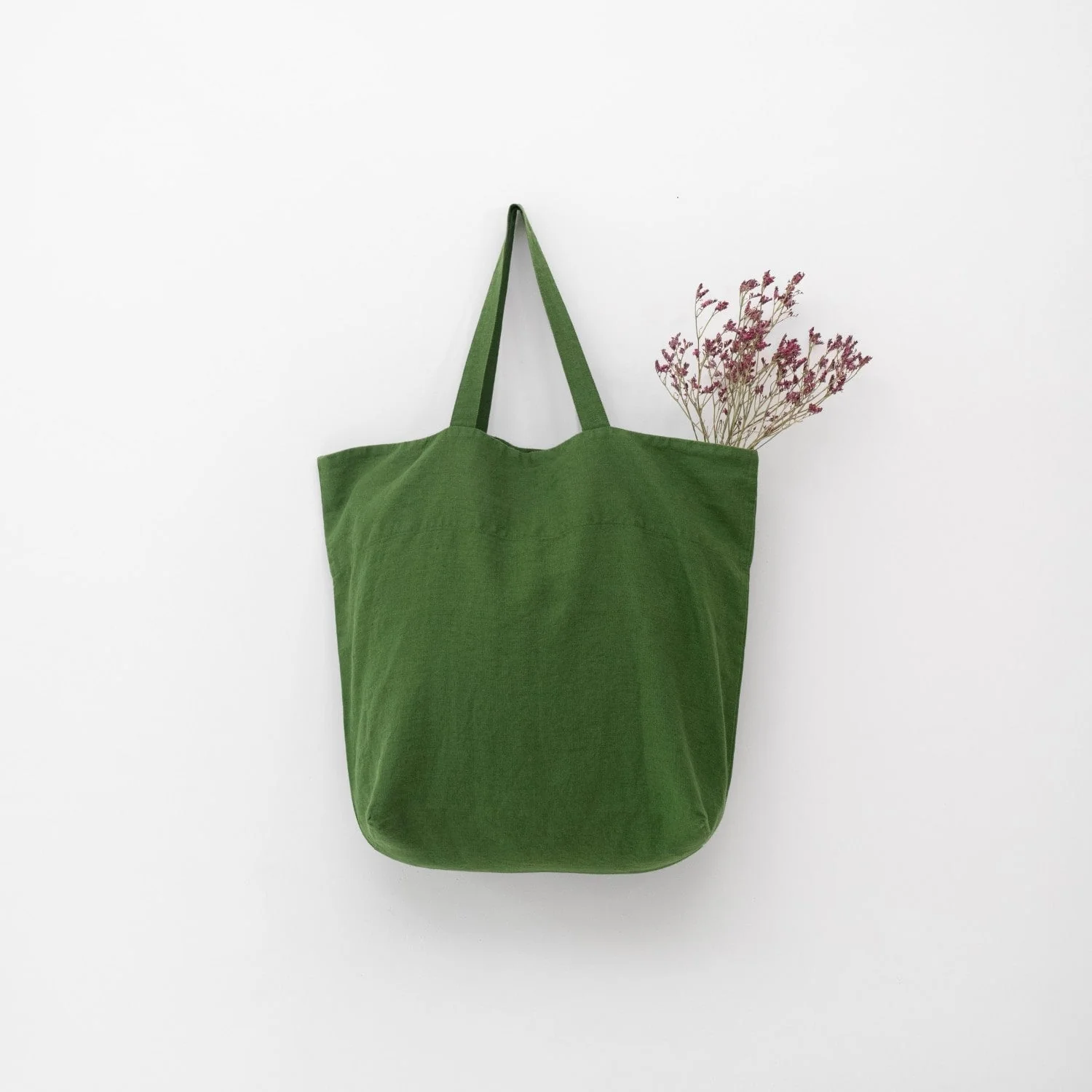 True Green Linen Big Bag