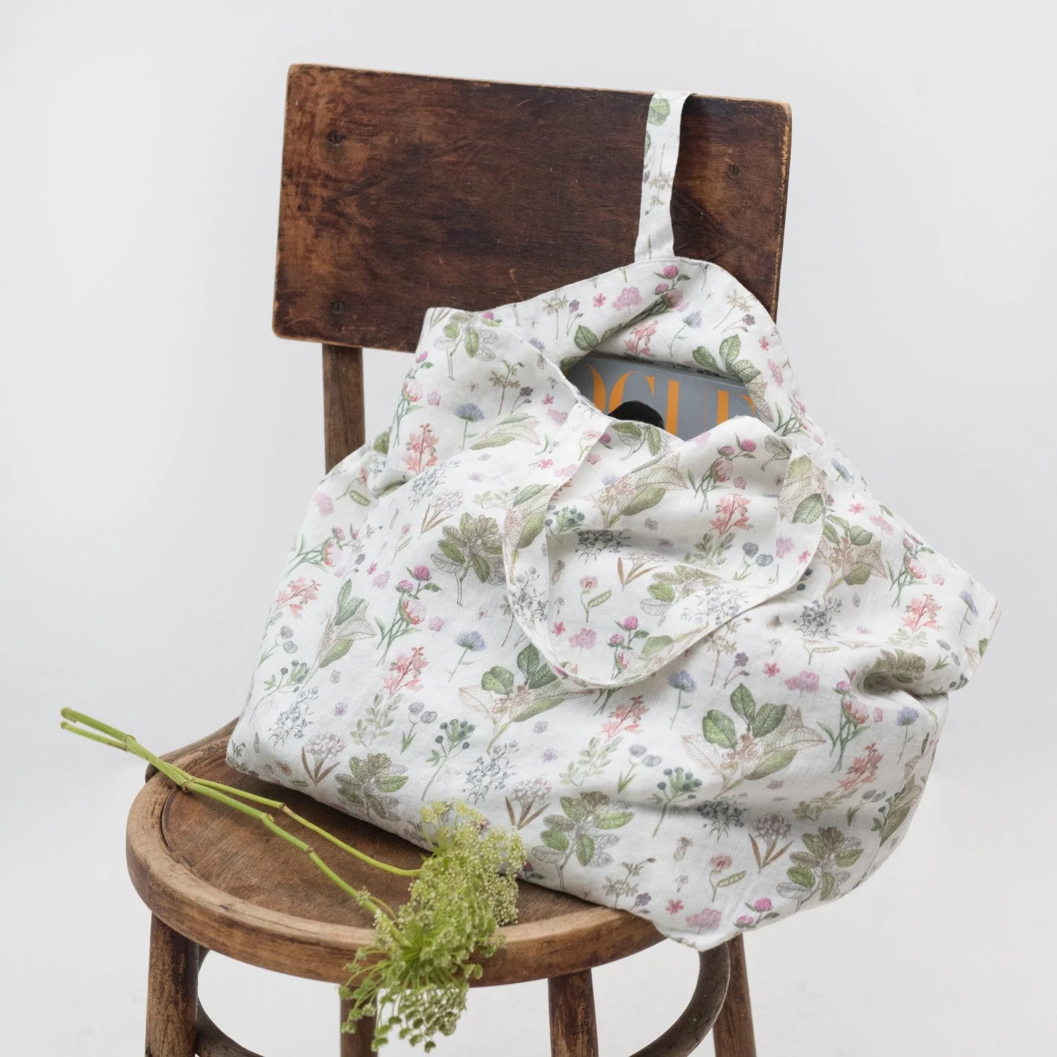 White Botany Linen Big Bag - Image 2