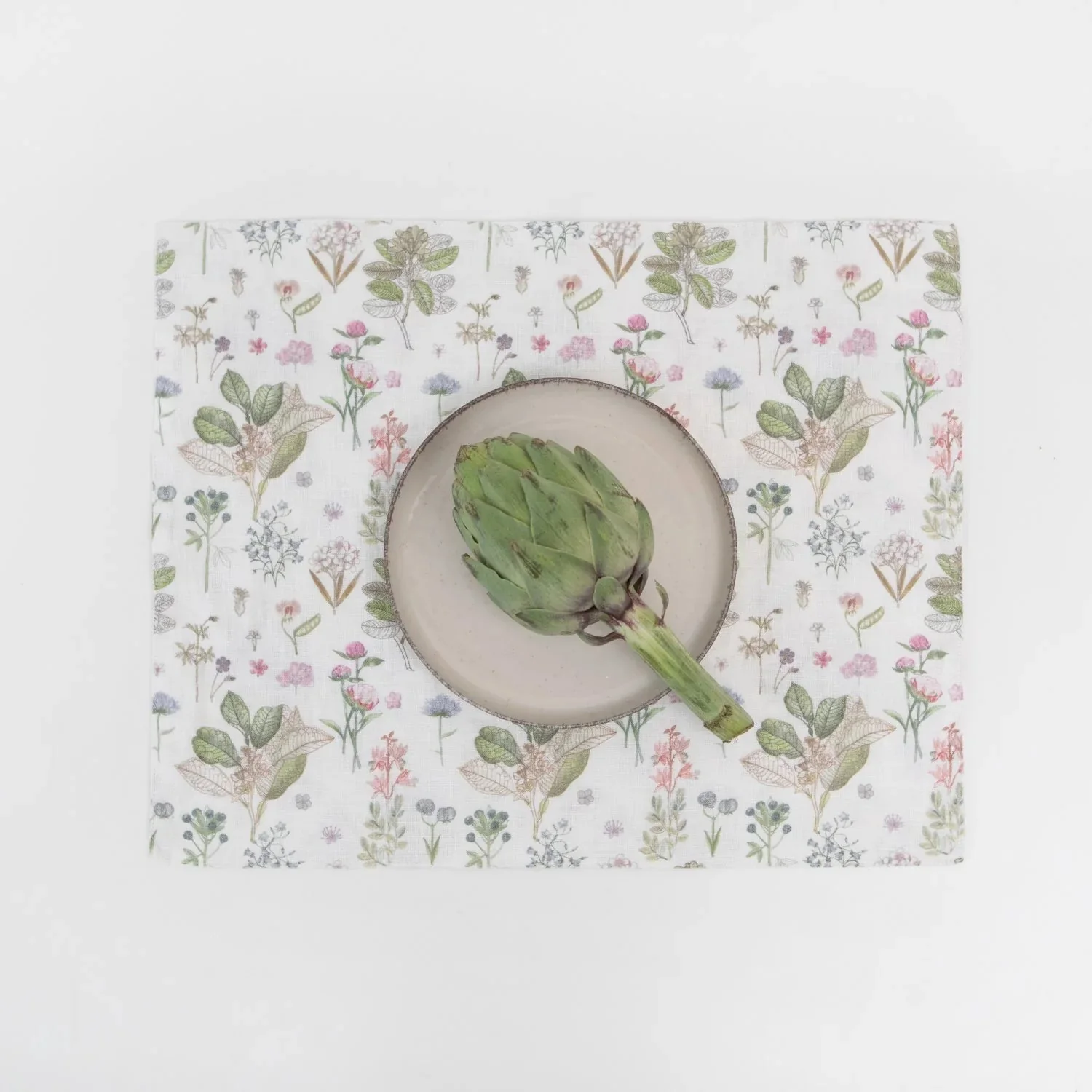 White Botany Linen Placemat