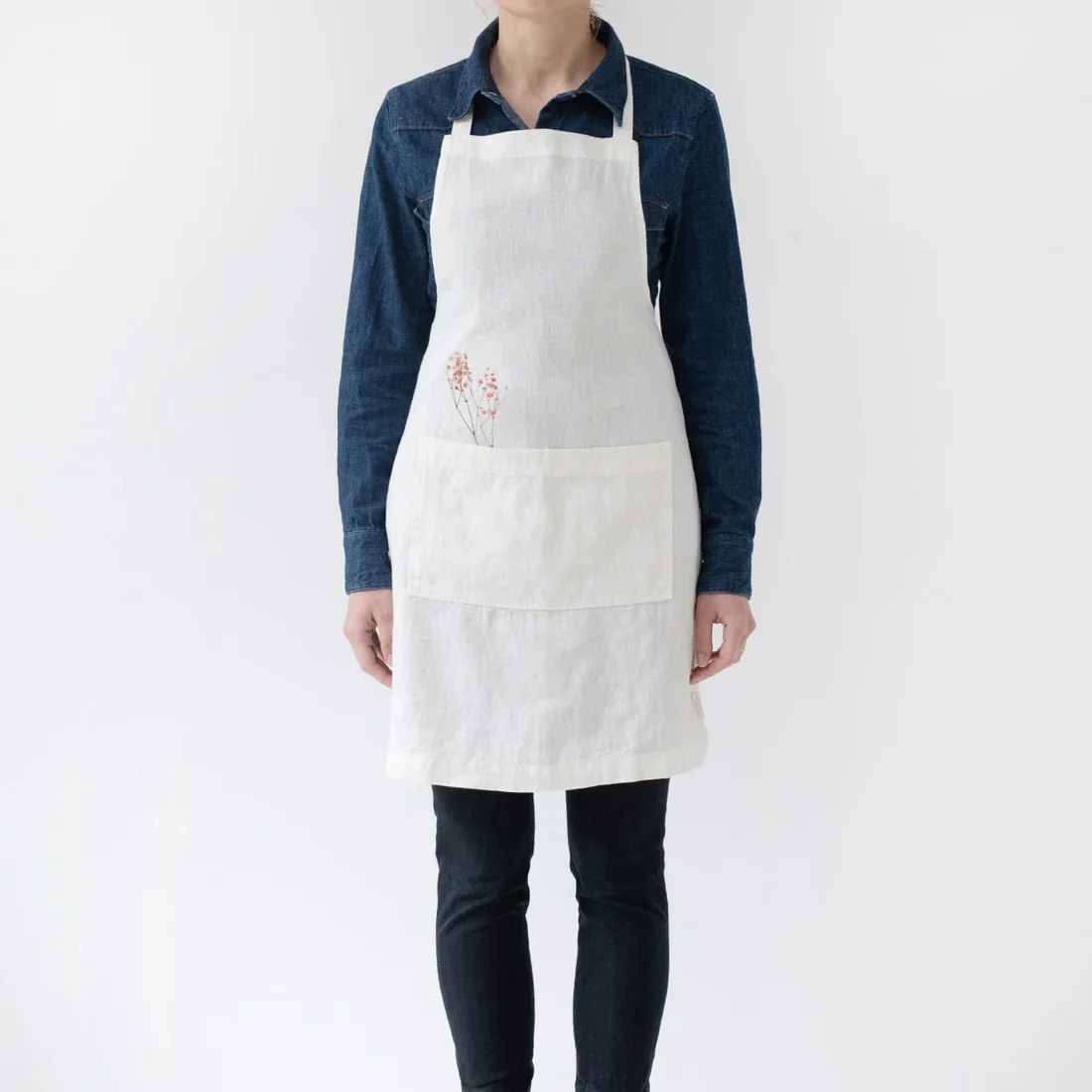Off-White Linen Daily Apron