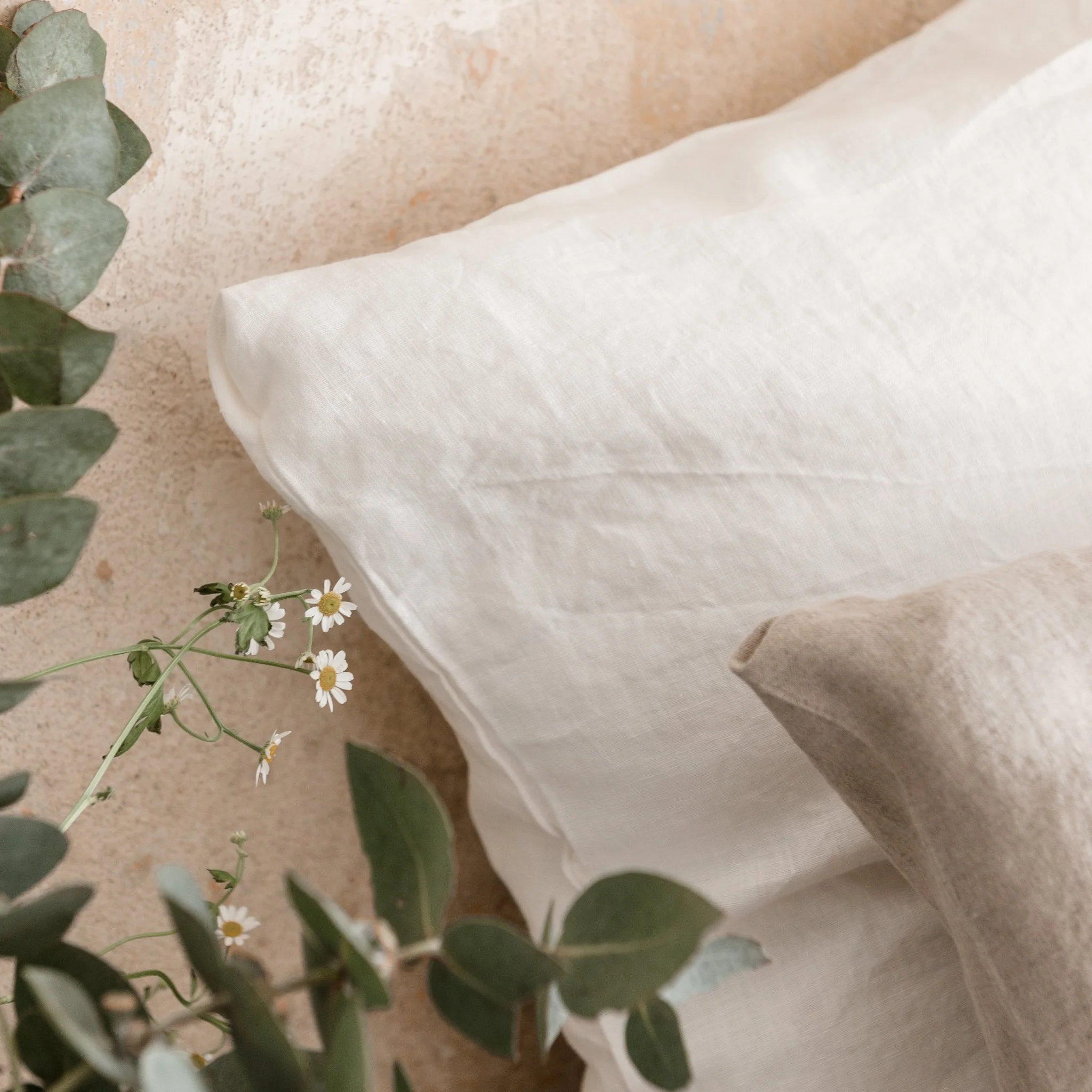 White Linen Pillowcase - Image 4