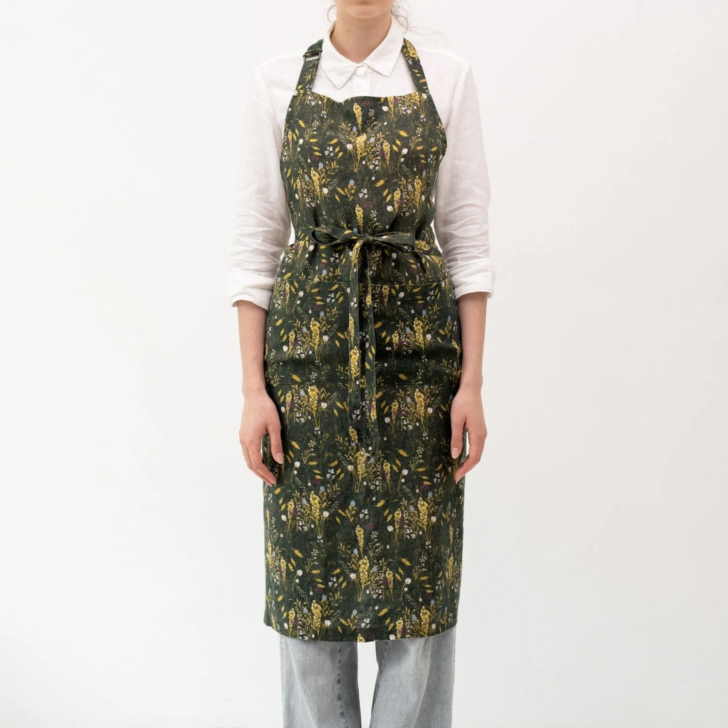 LIMITED EDITION Woodland Linen Chef Apron