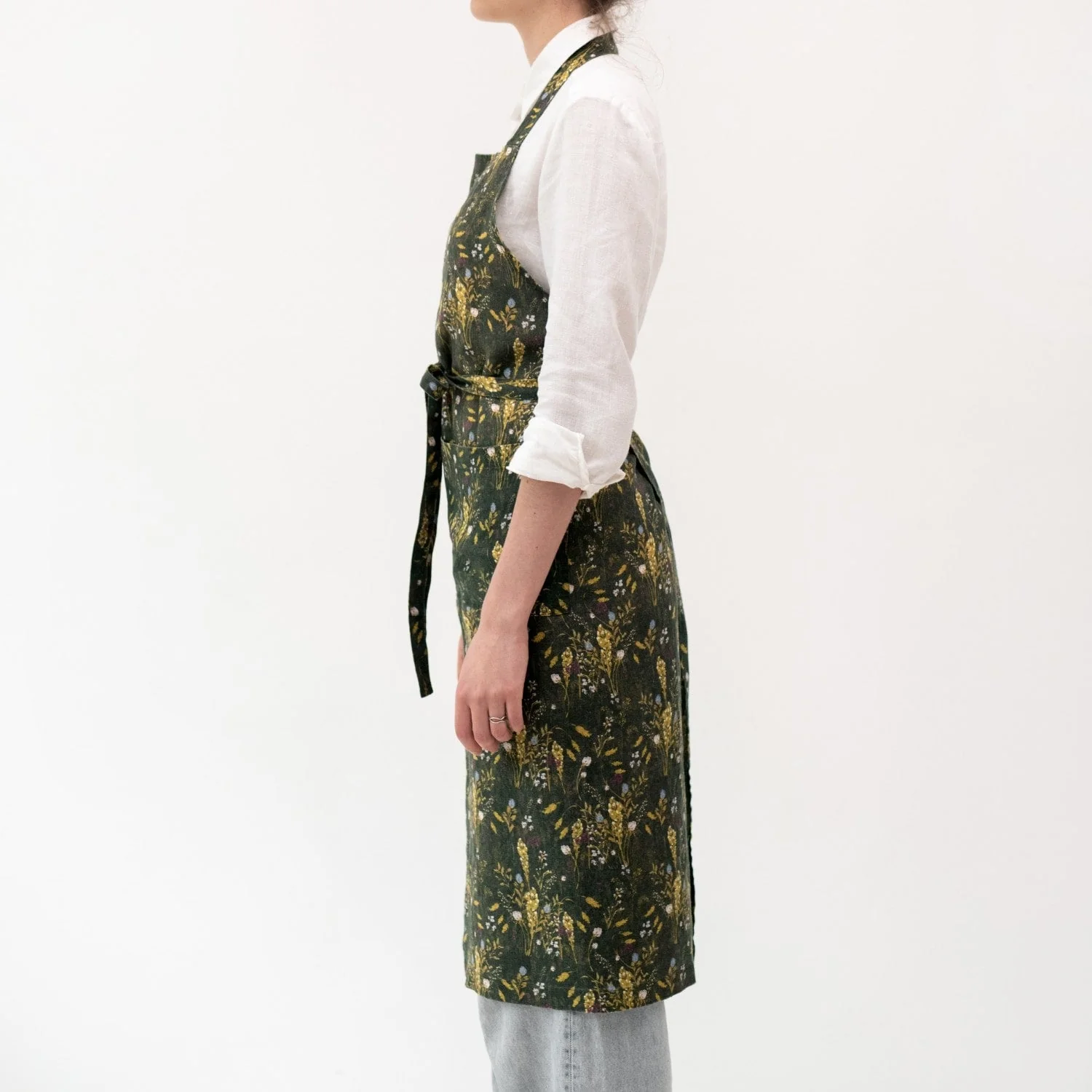 LIMITED EDITION Woodland Linen Chef Apron - Image 2